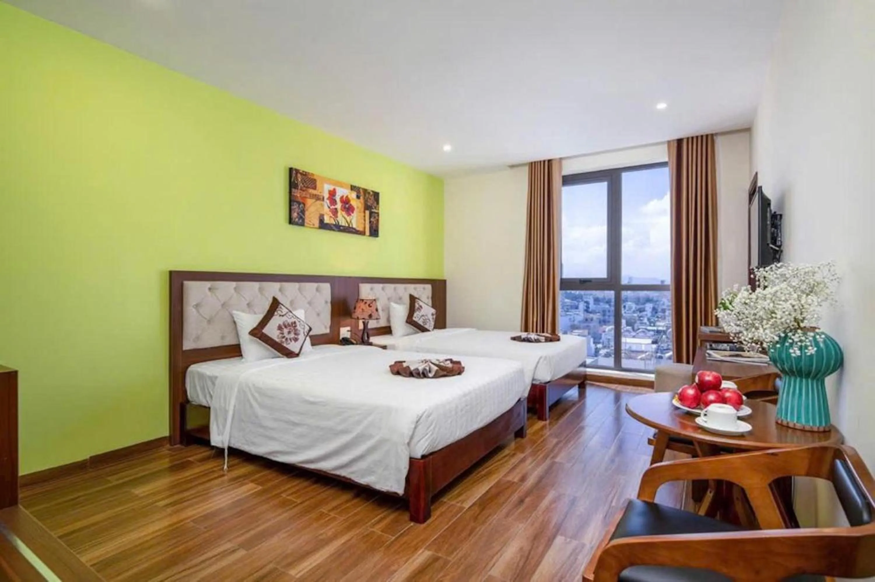 Bedroom, Bed in Tay Bac Hotel Da Nang