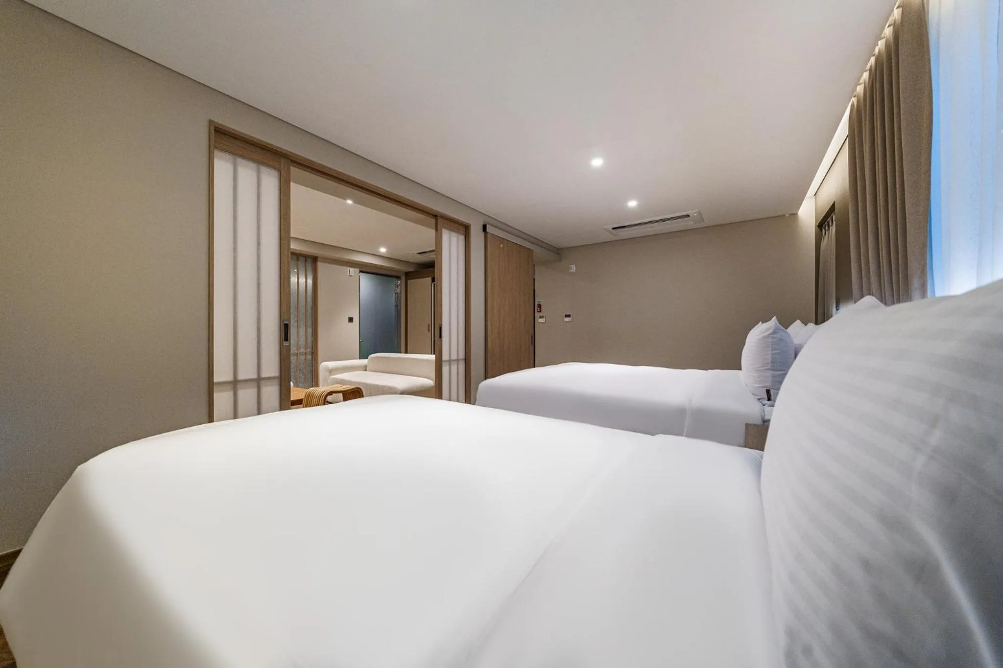 Bed in Hotel Foret The Spa