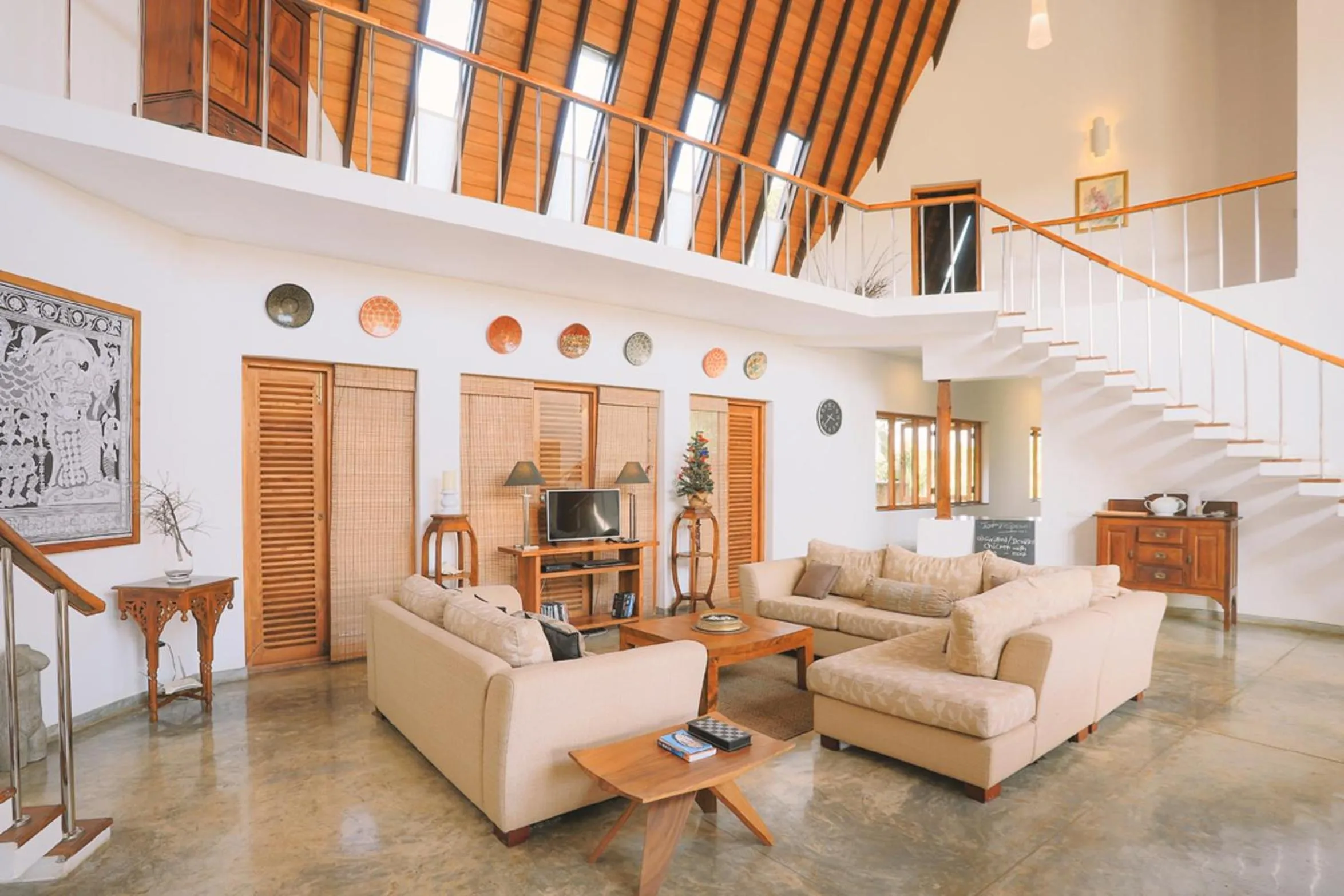 Seating area in Highland Villa