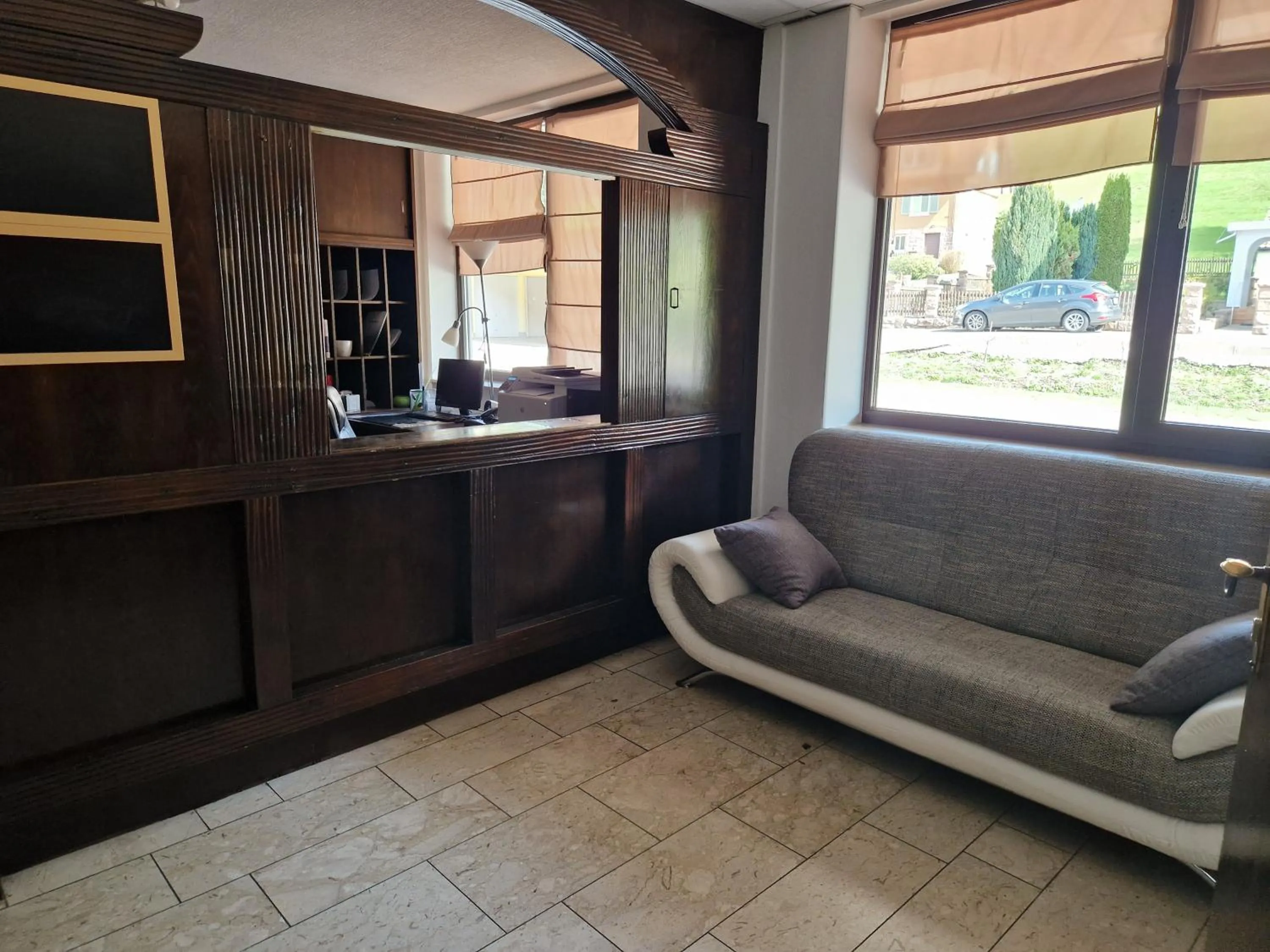 Lobby or reception in Schwanen-Resort