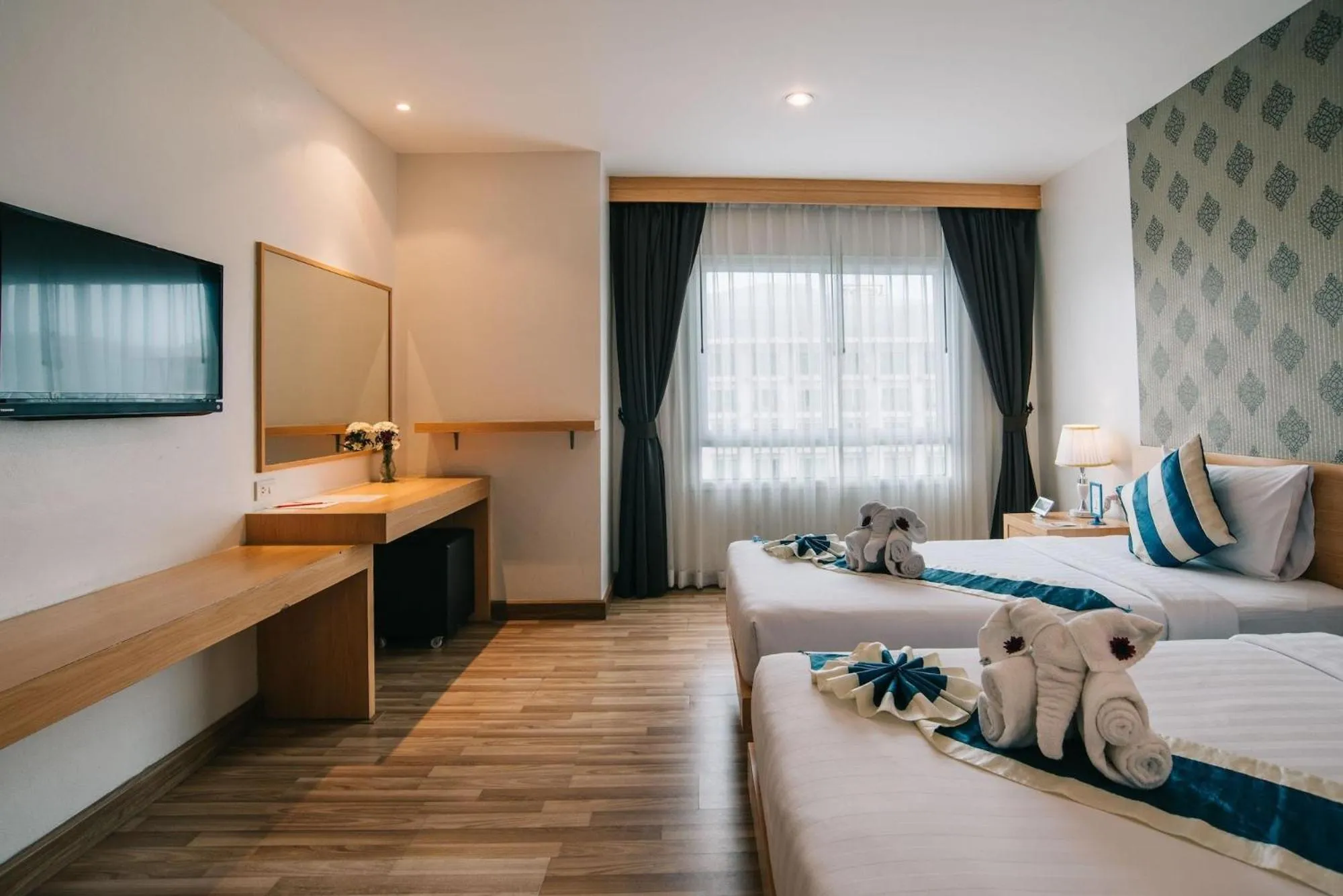 Bed in iCheck inn Central Patong