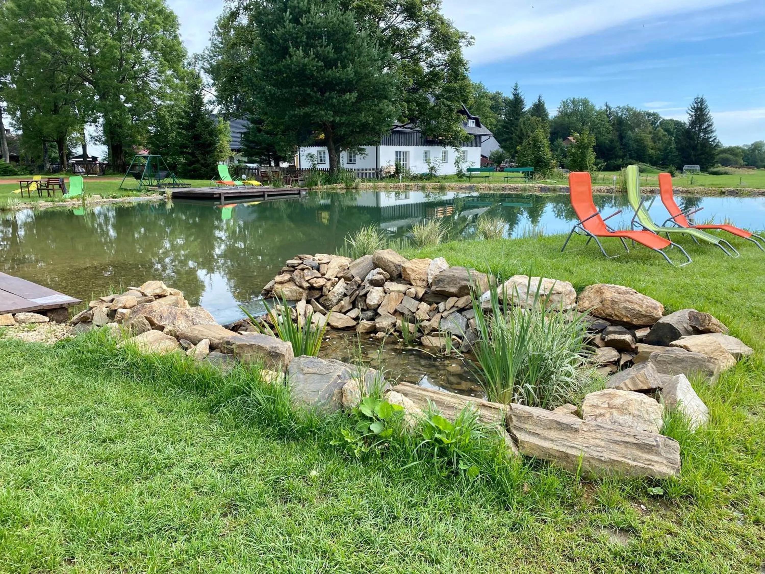 Natural landscape in Penzion Rejviz