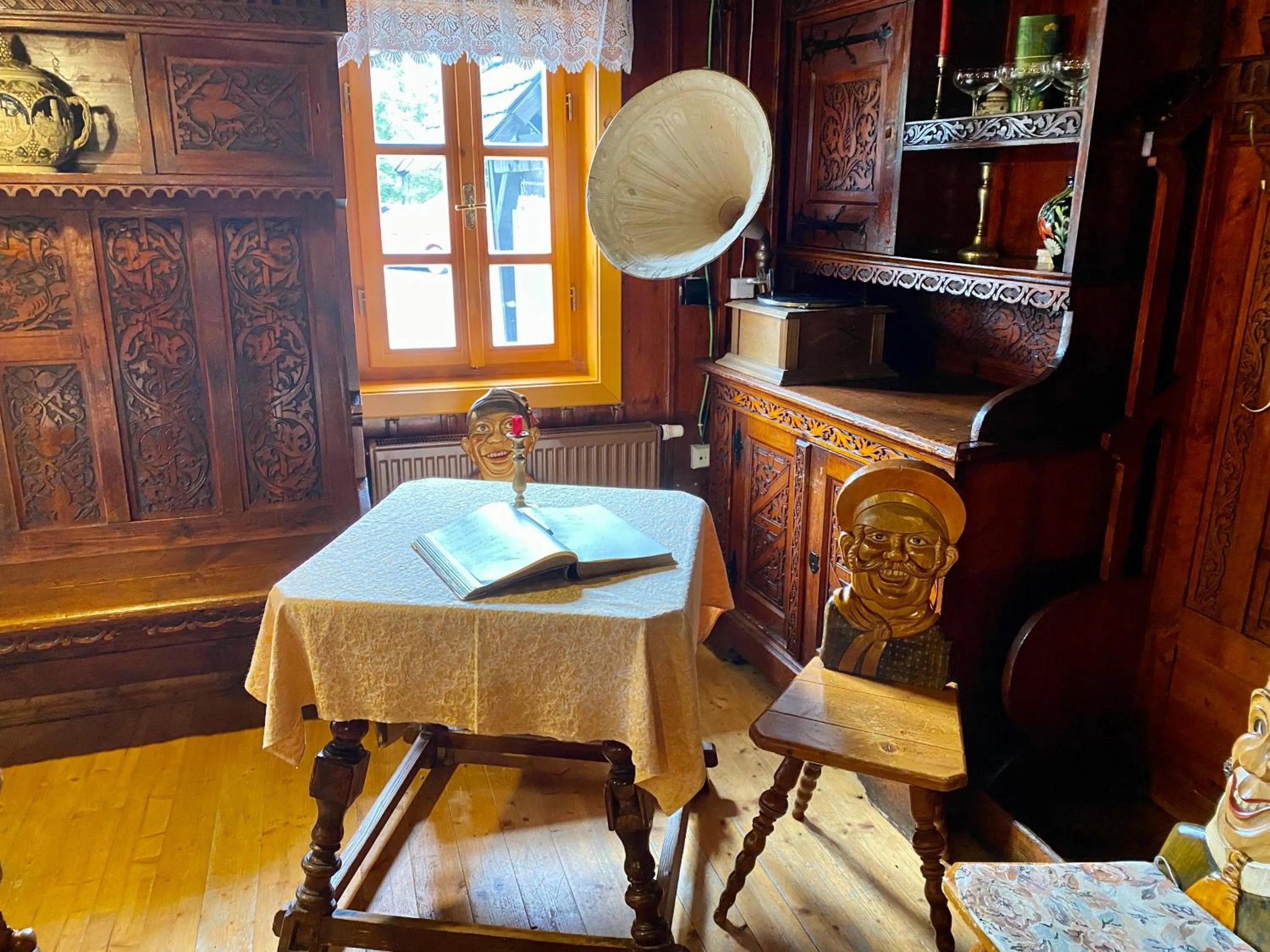 Dining area in Penzion Rejviz