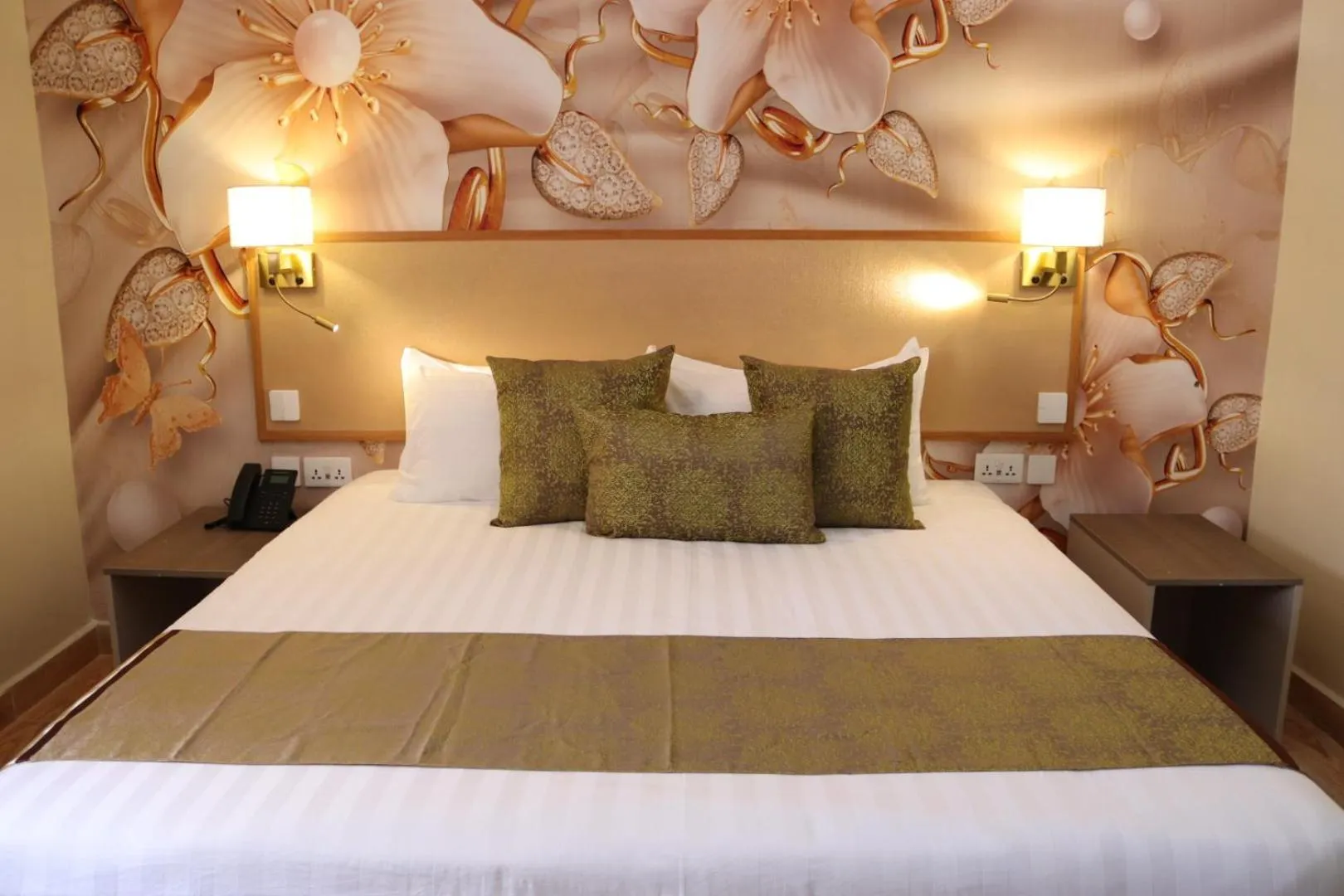 Bed in Lake Naivasha Resort