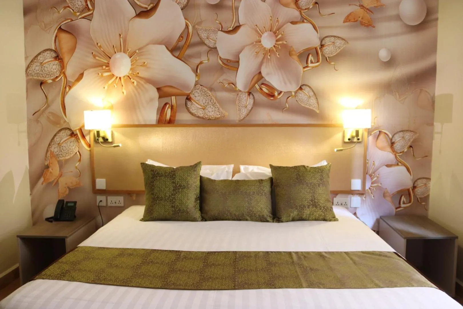 Bed in Lake Naivasha Resort