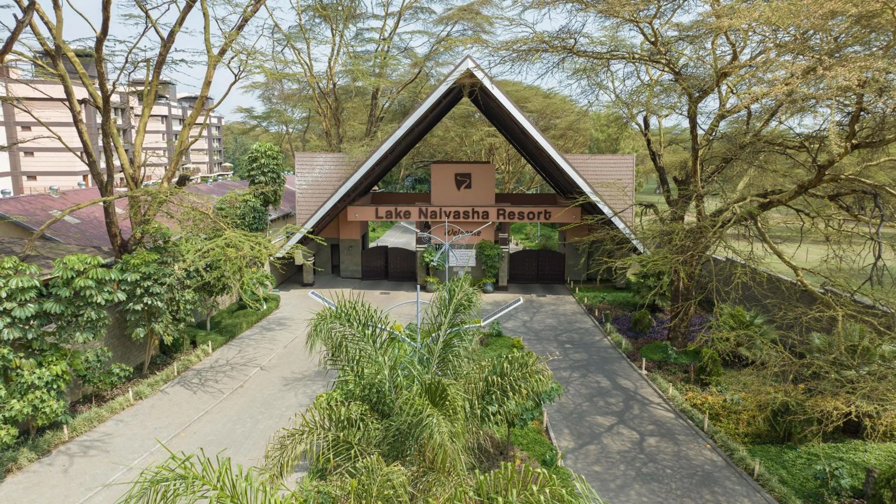 Facade/entrance in Lake Naivasha Resort