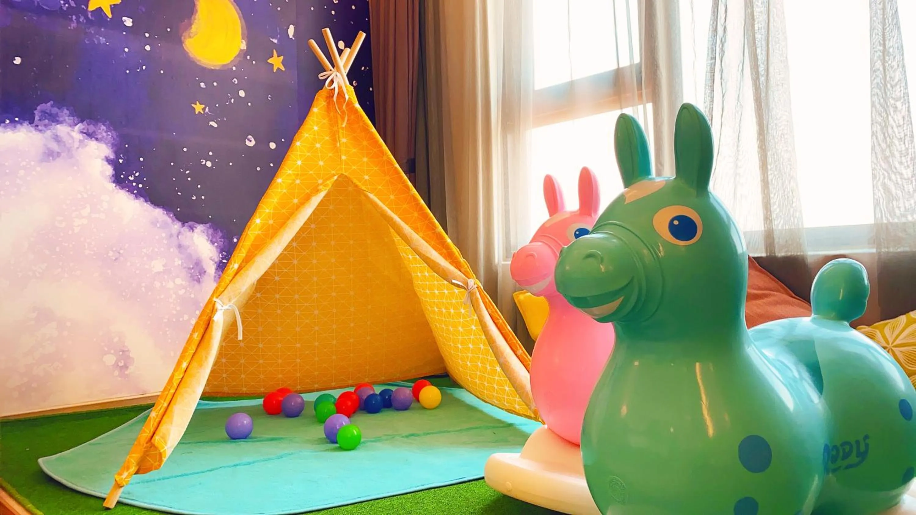 Children play ground in Tsun Huang Hotel