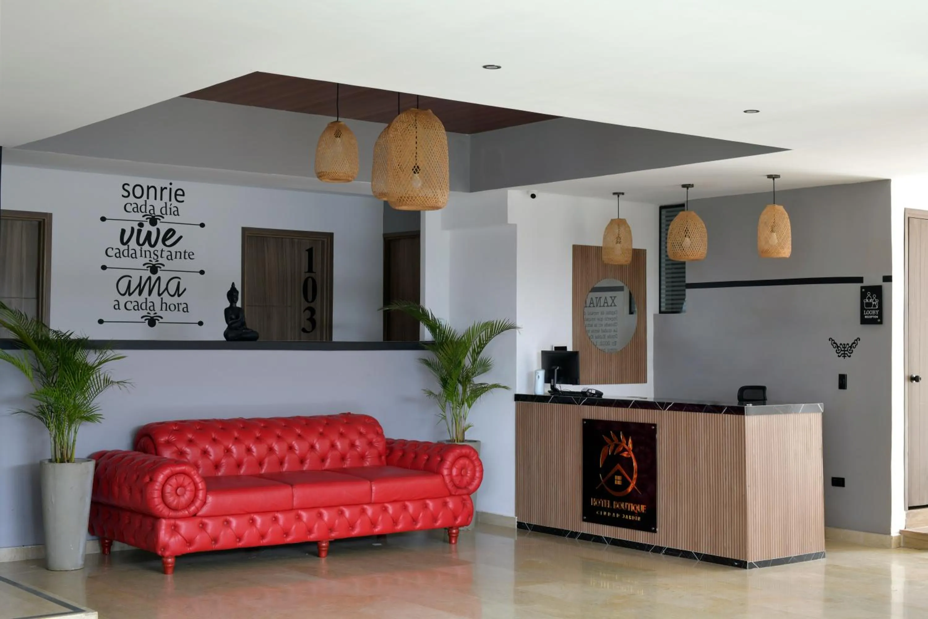 Lobby or reception in Hotel Boutique Ciudad Jardin
