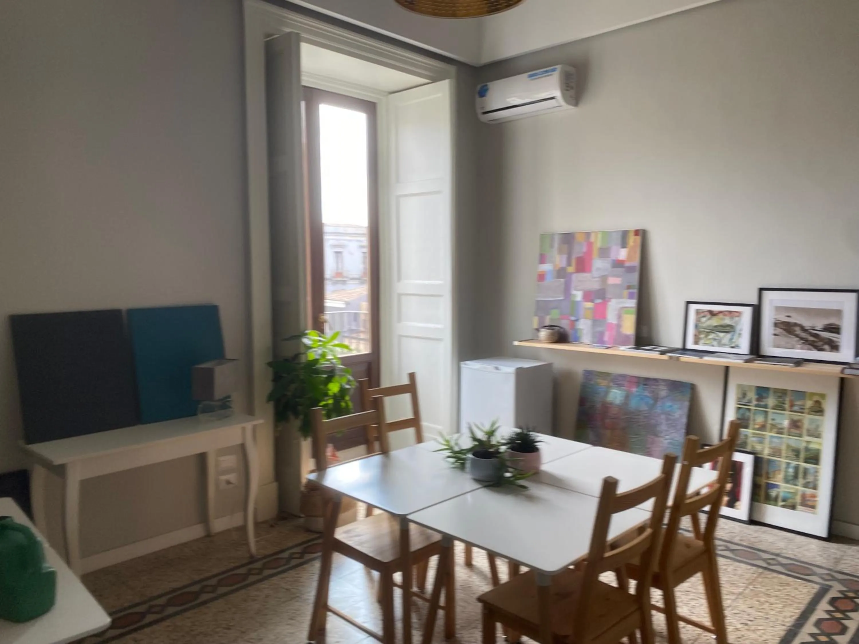 Seating area in B&B Suite Cutelli