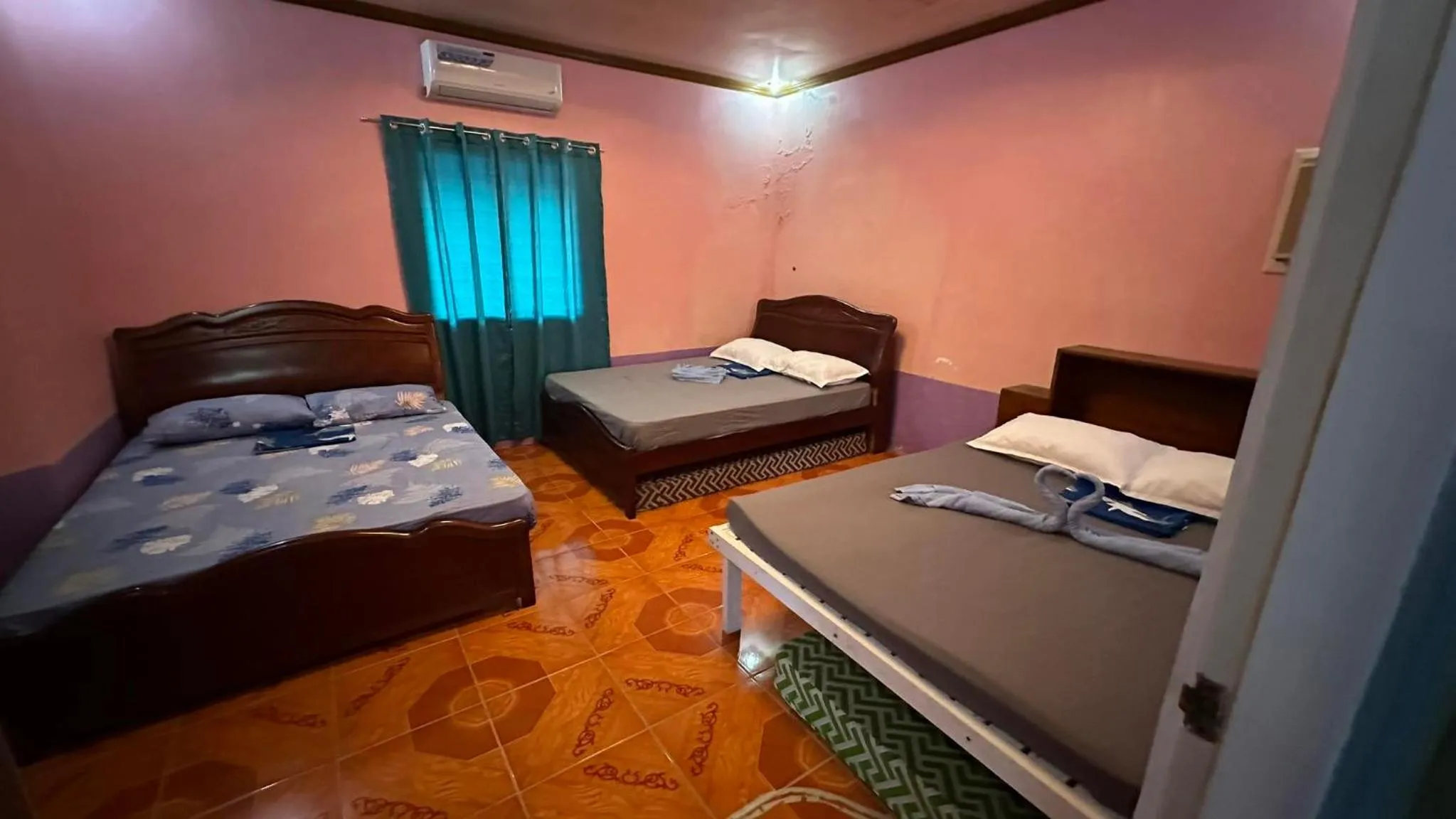 Bed in Acuaverde Beach Resort & Hotel Inc.