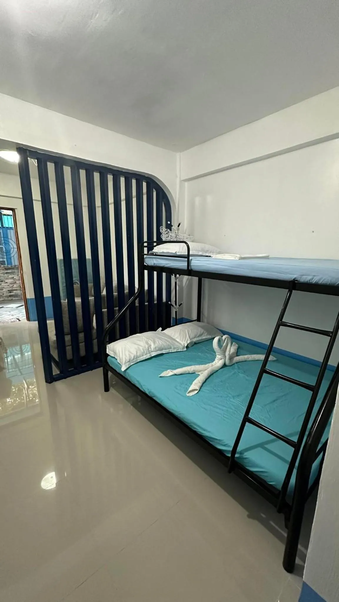 Bed in Acuaverde Beach Resort & Hotel Inc.