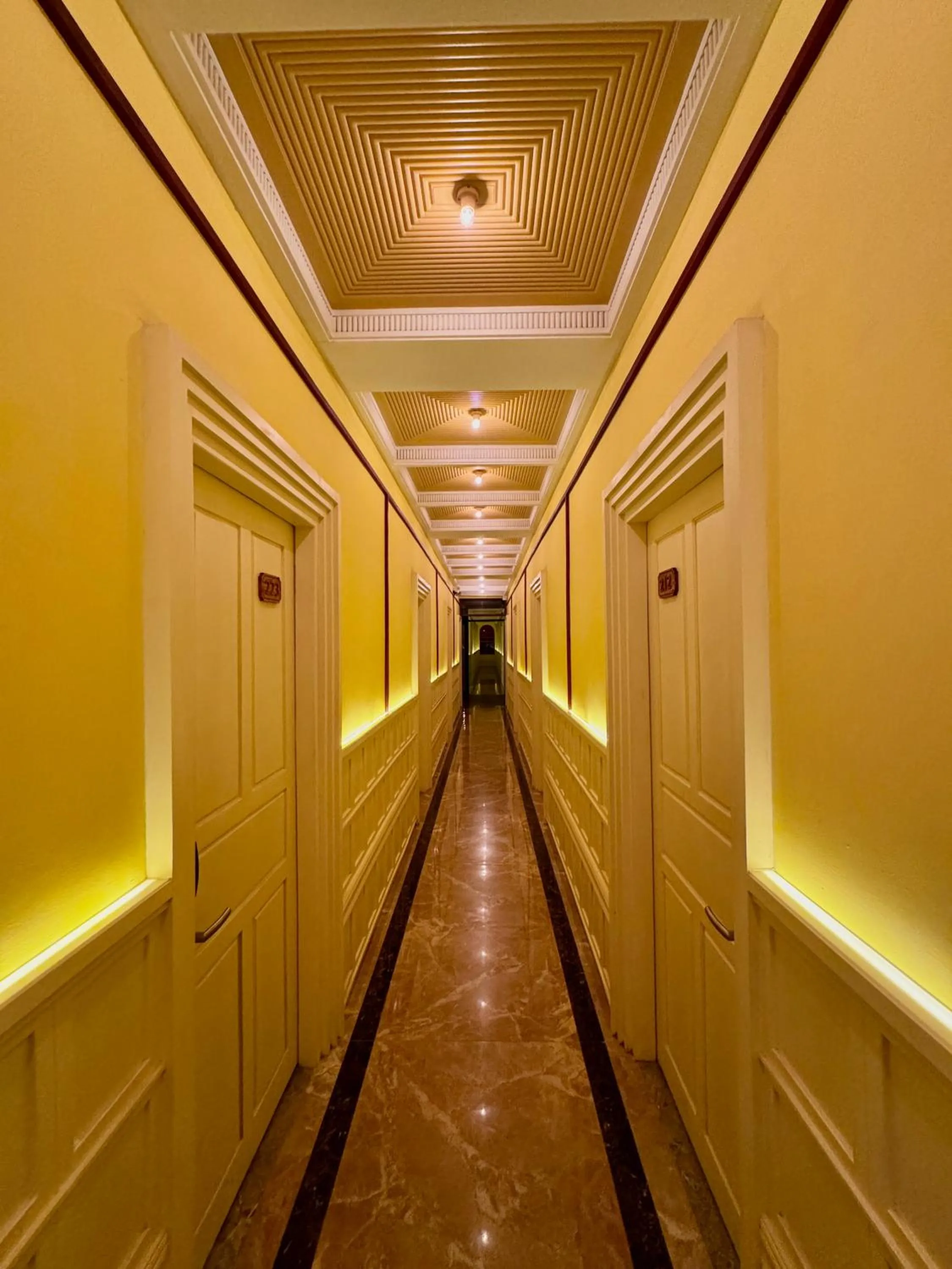 Inner courtyard view in Senglao Boutique Hotel Luang Prabang