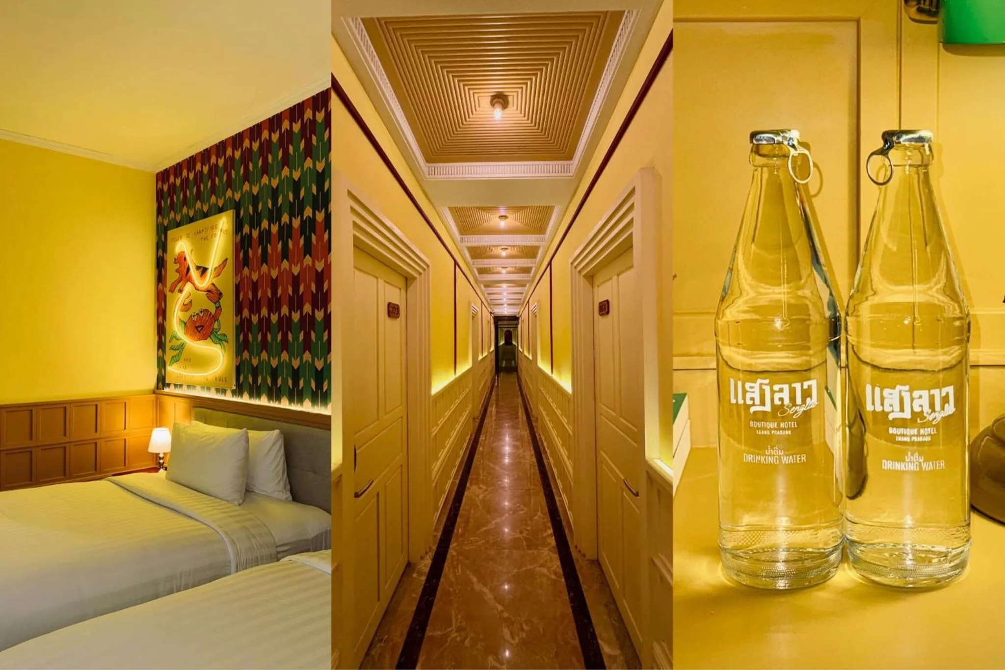 Inner courtyard view in Senglao Boutique Hotel Luang Prabang