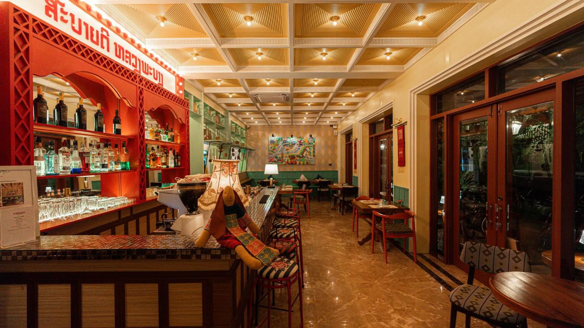 Restaurant/places to eat in Senglao Boutique Hotel Luang Prabang