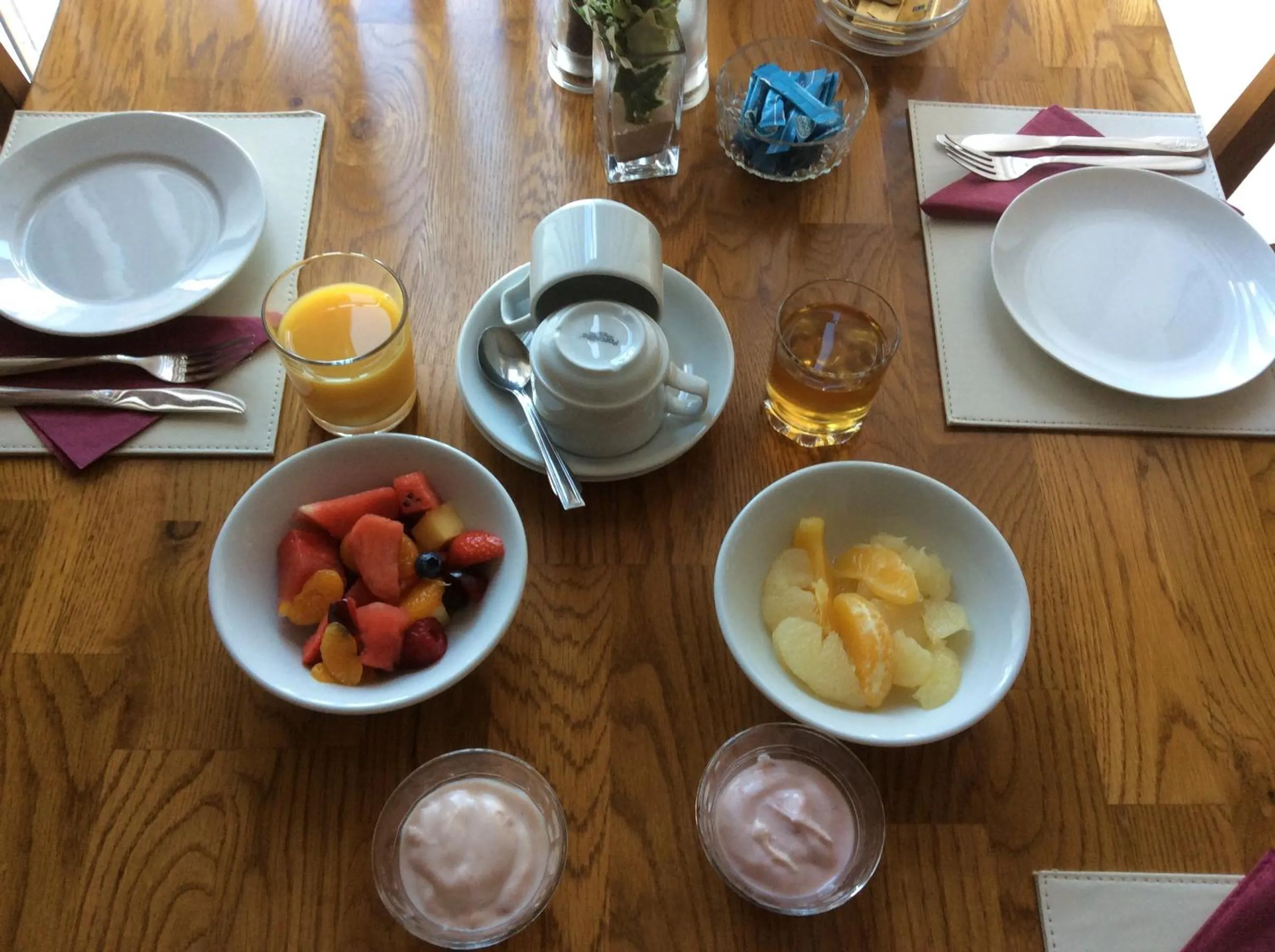 Breakfast in A Castle View