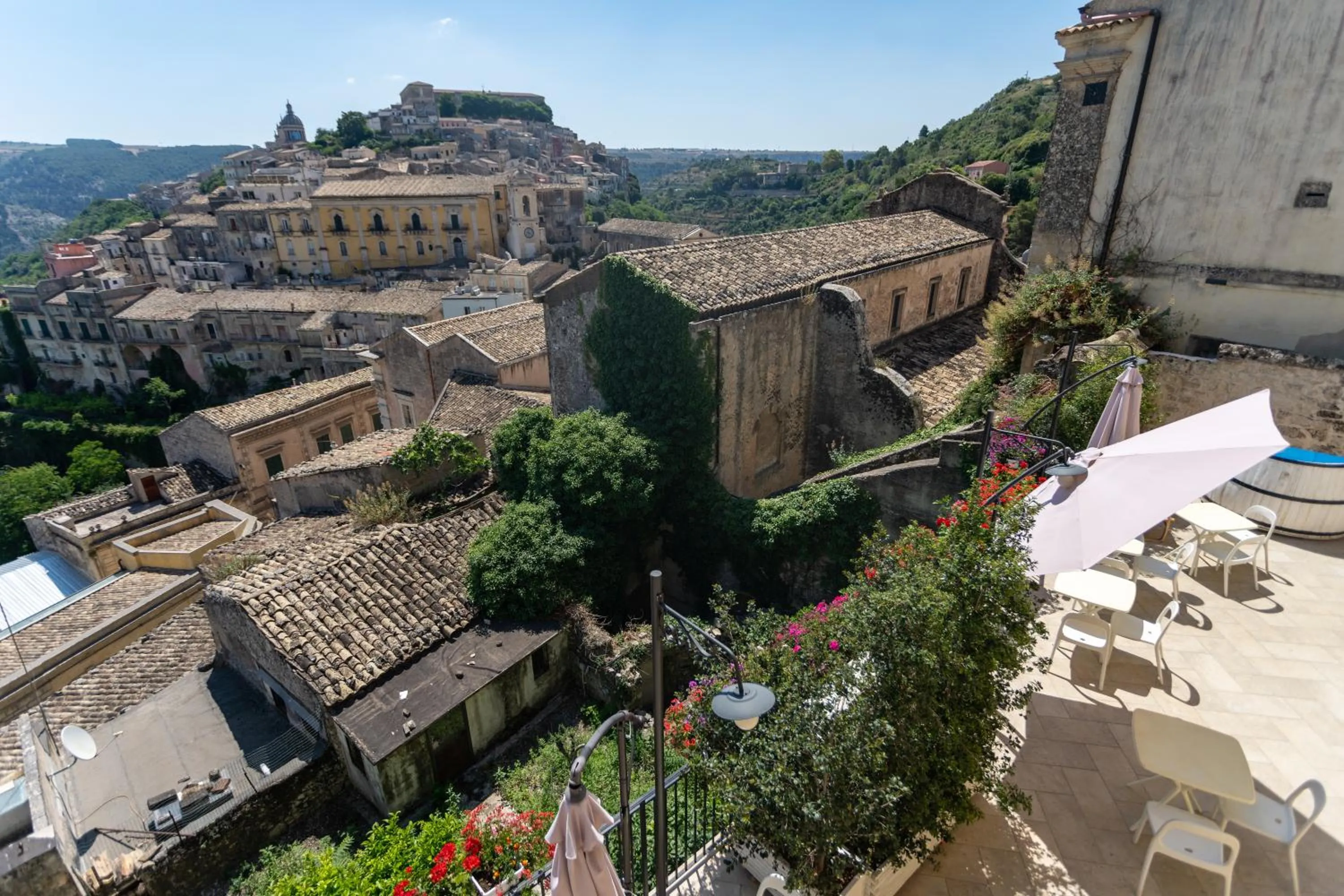 Balcony/Terrace in Bed and Breakfast Terra del Sole Ibla