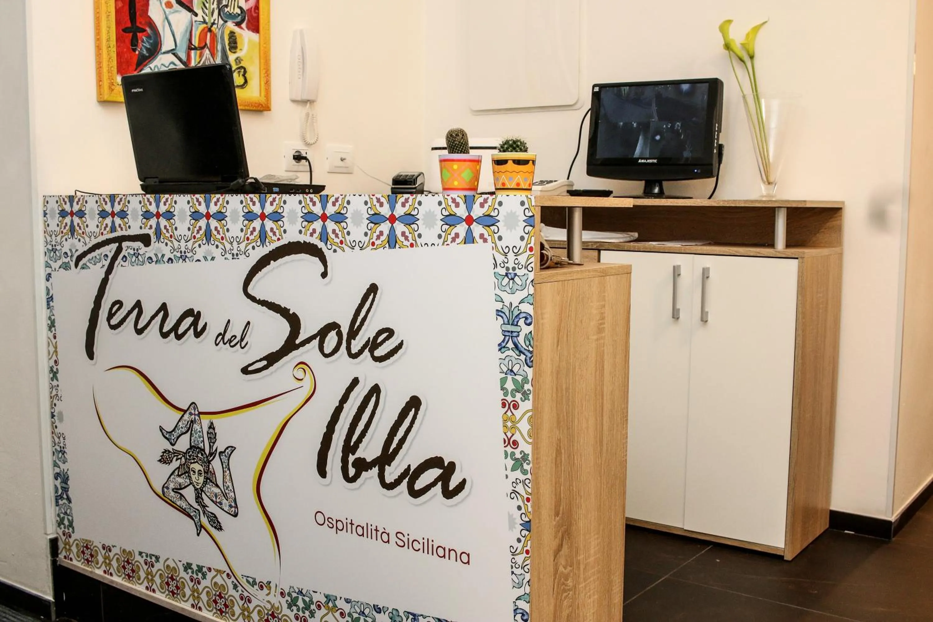 Lobby or reception in Bed and Breakfast Terra del Sole Ibla