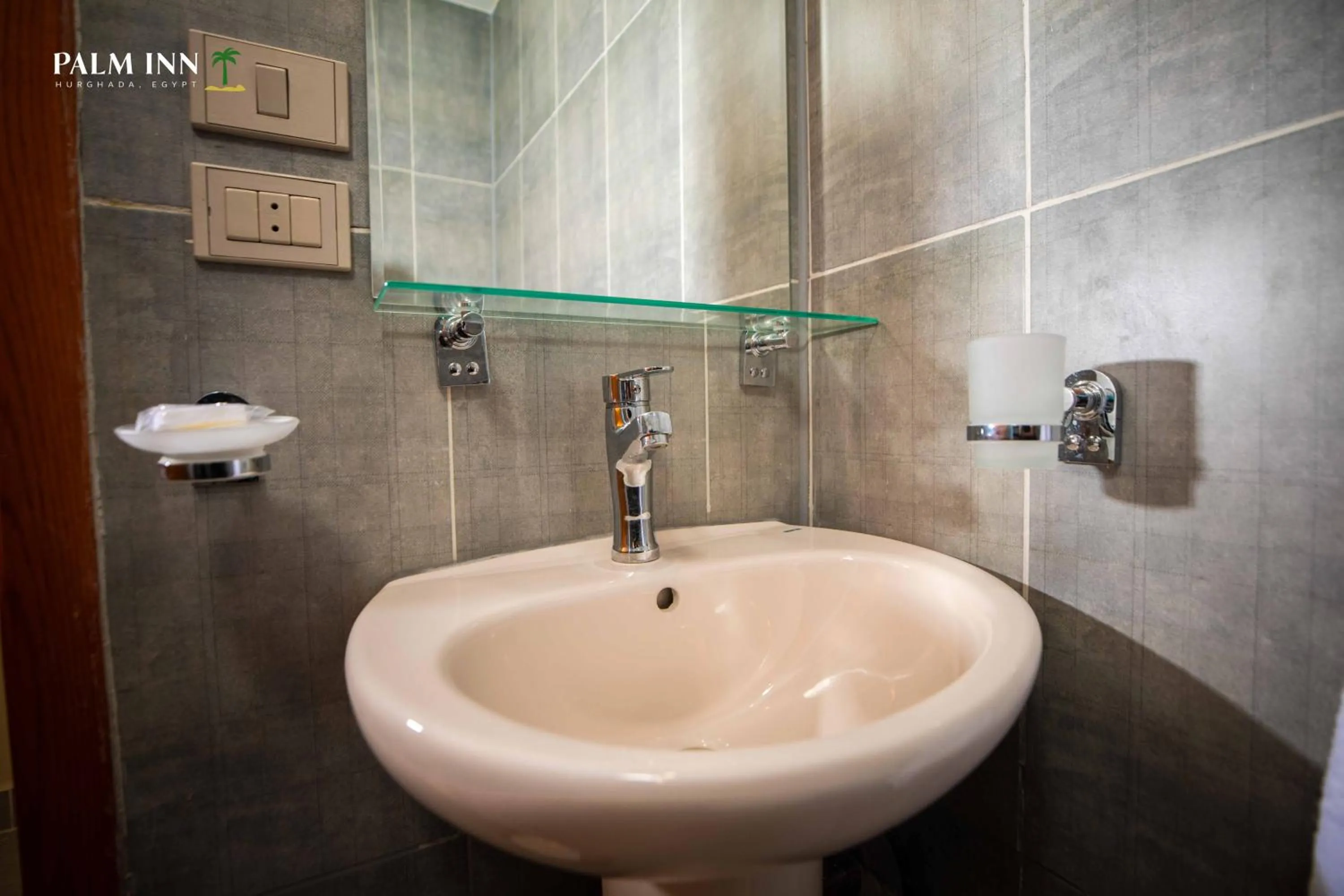 Bathroom in Palm Inn Hotel Hurghda