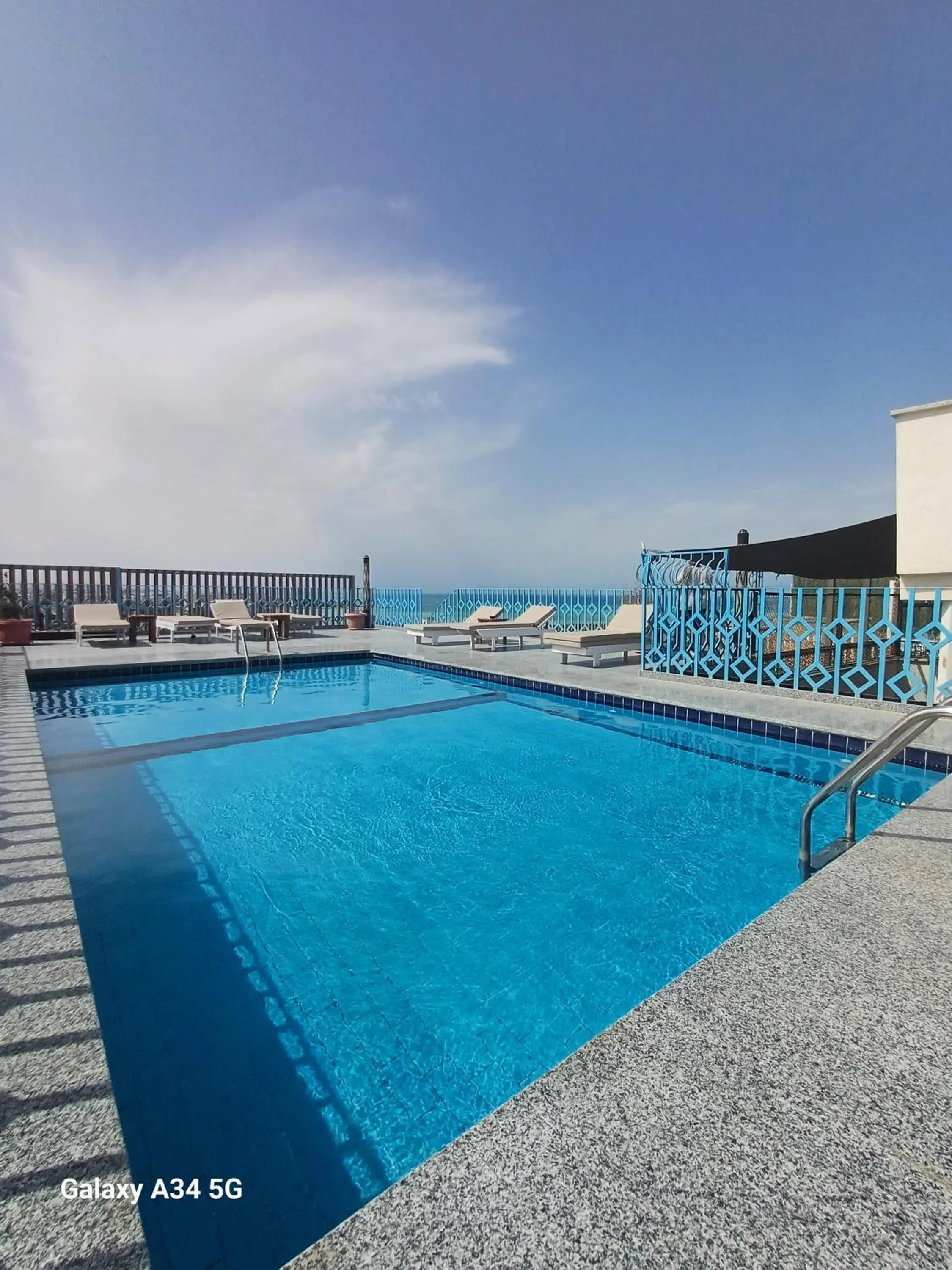 Pool view in Palm Inn Hotel Hurghda