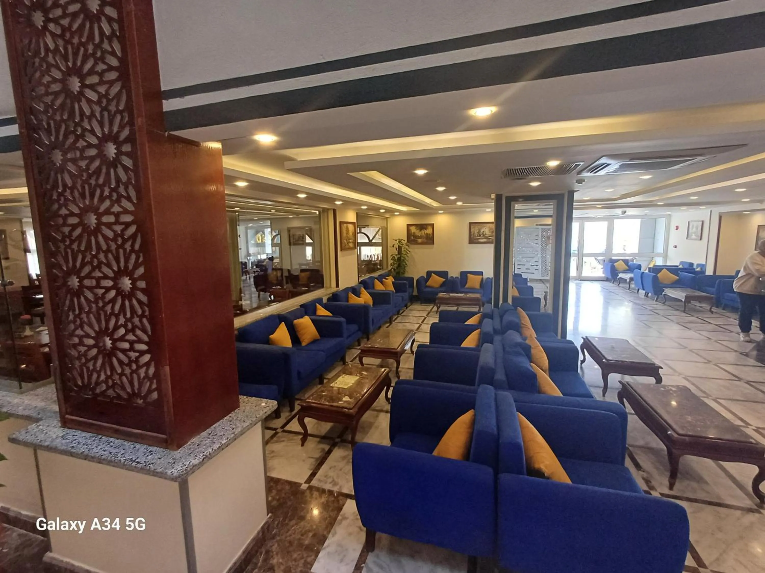 Seating area in Palm Inn Hotel Hurghda