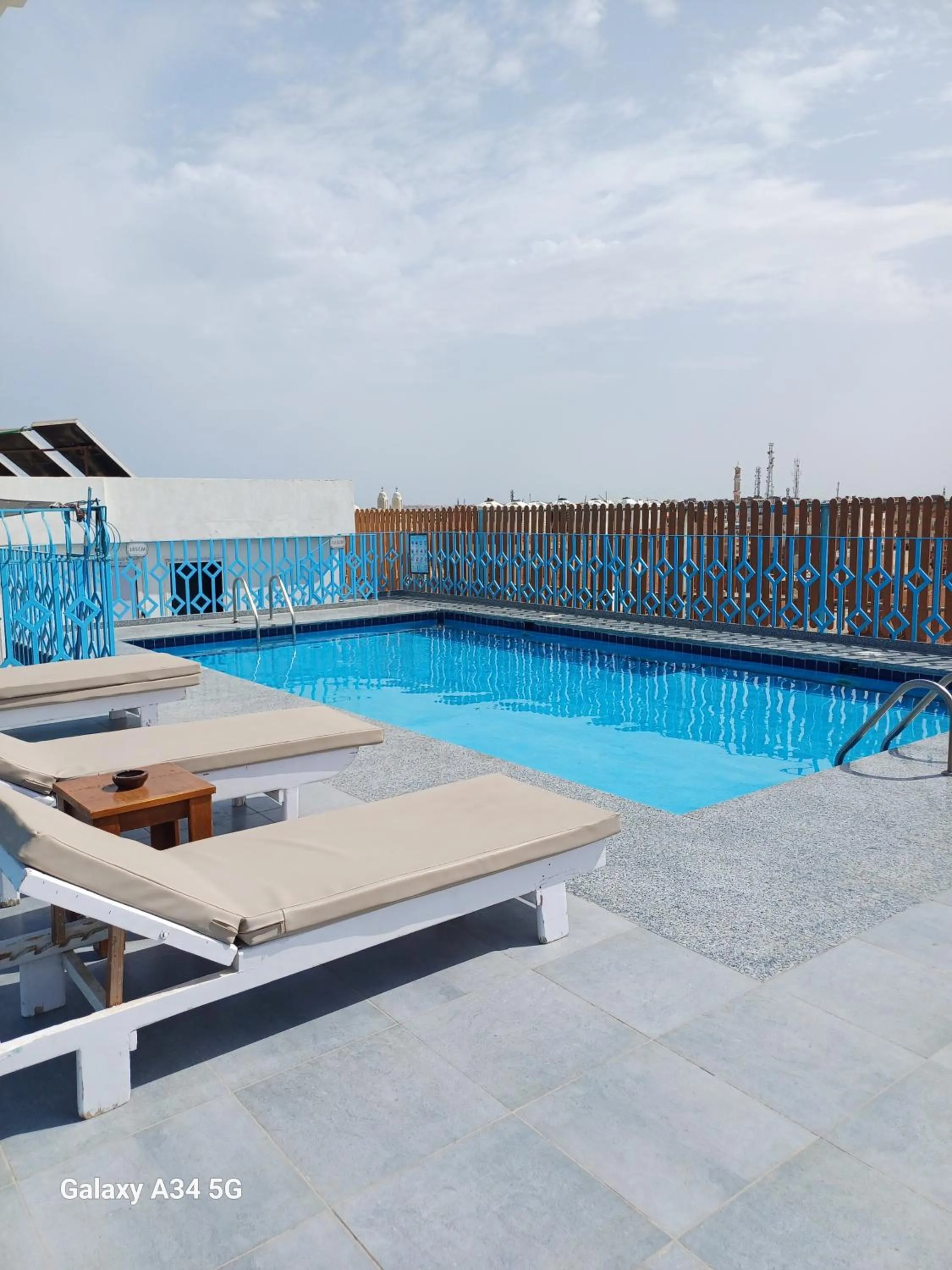 Pool view in Palm Inn Hotel Hurghda