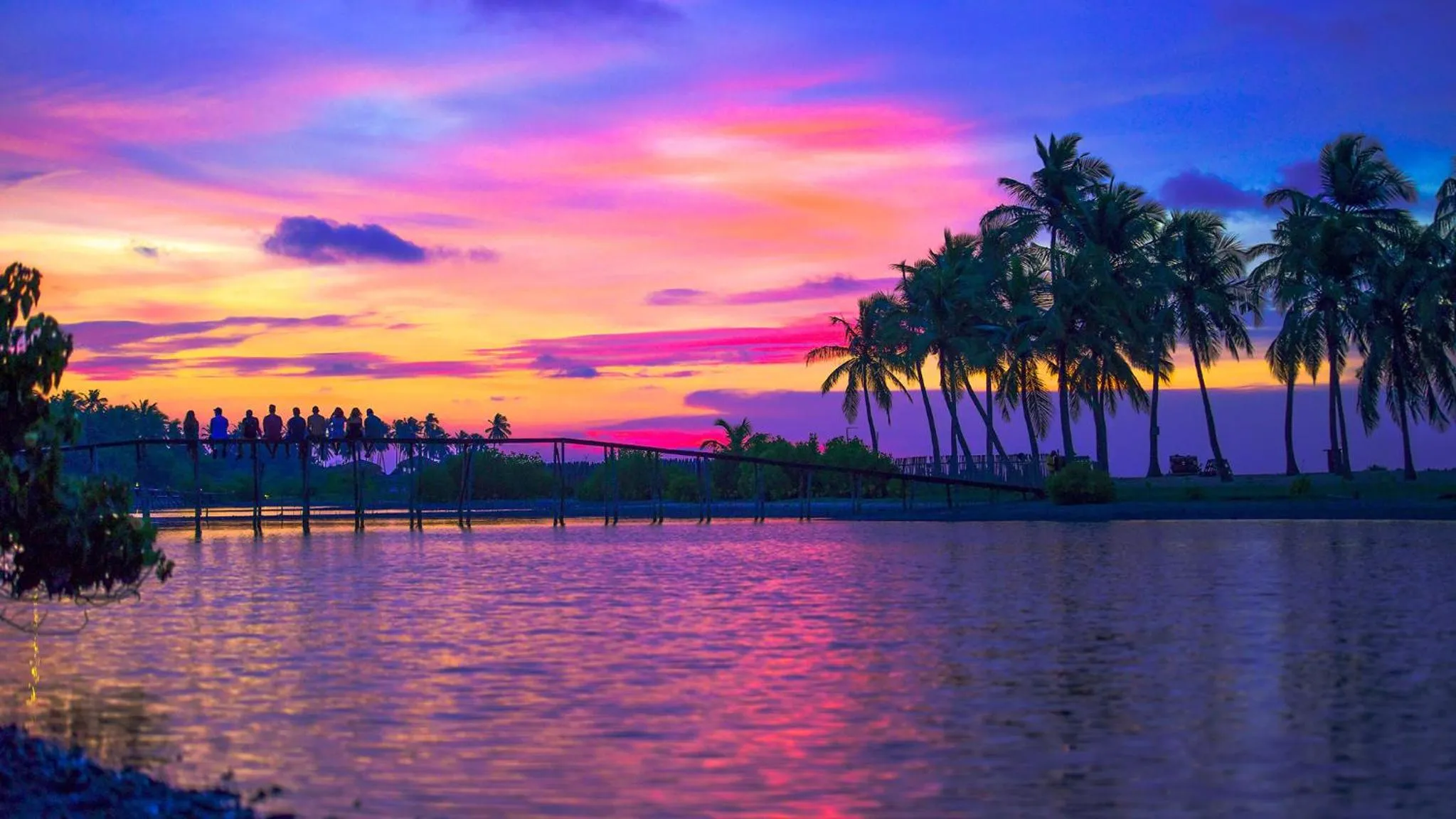 Natural landscape in Kitesurfing Lanka