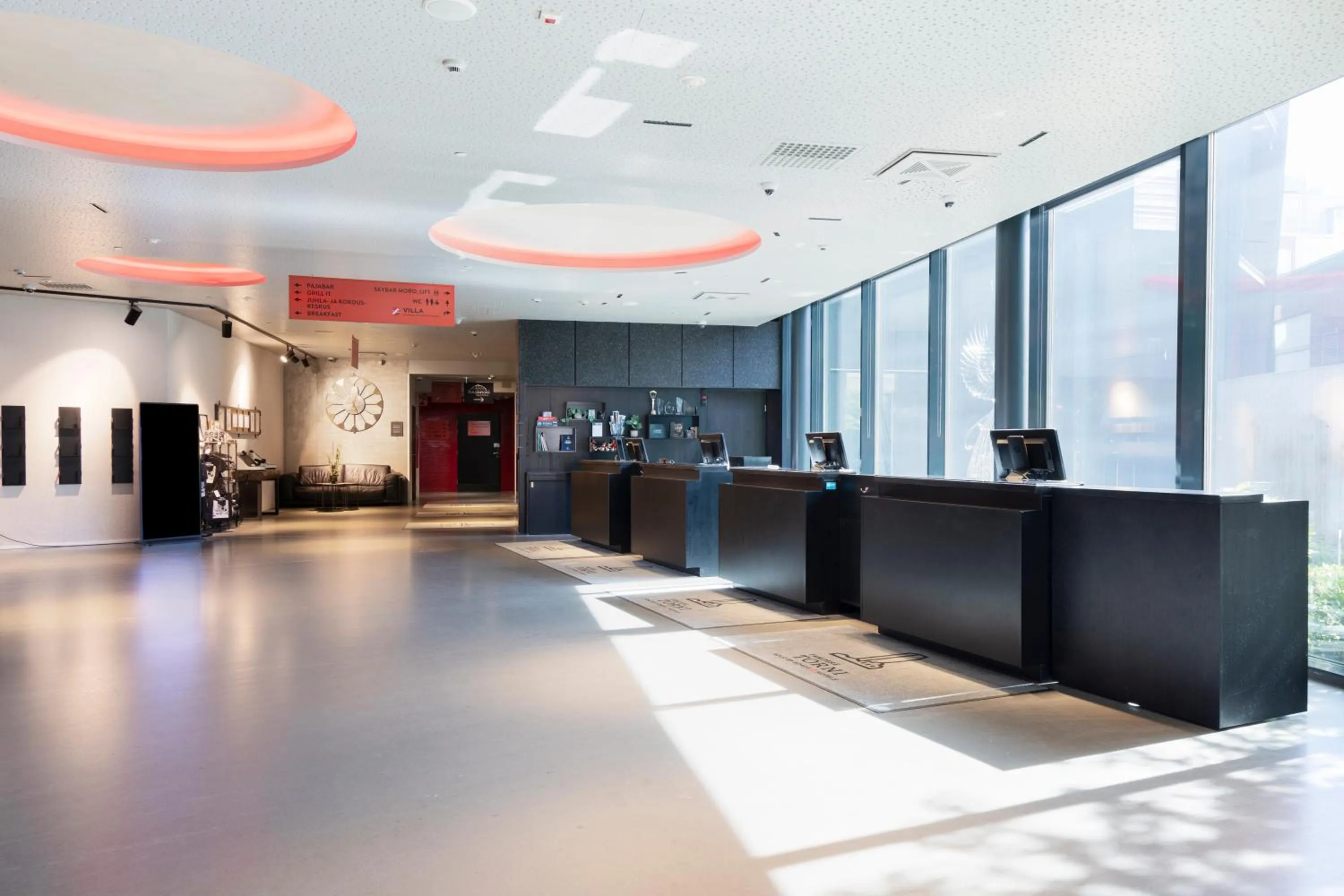 Lobby or reception in Solo Sokos Hotel Torni Tampere