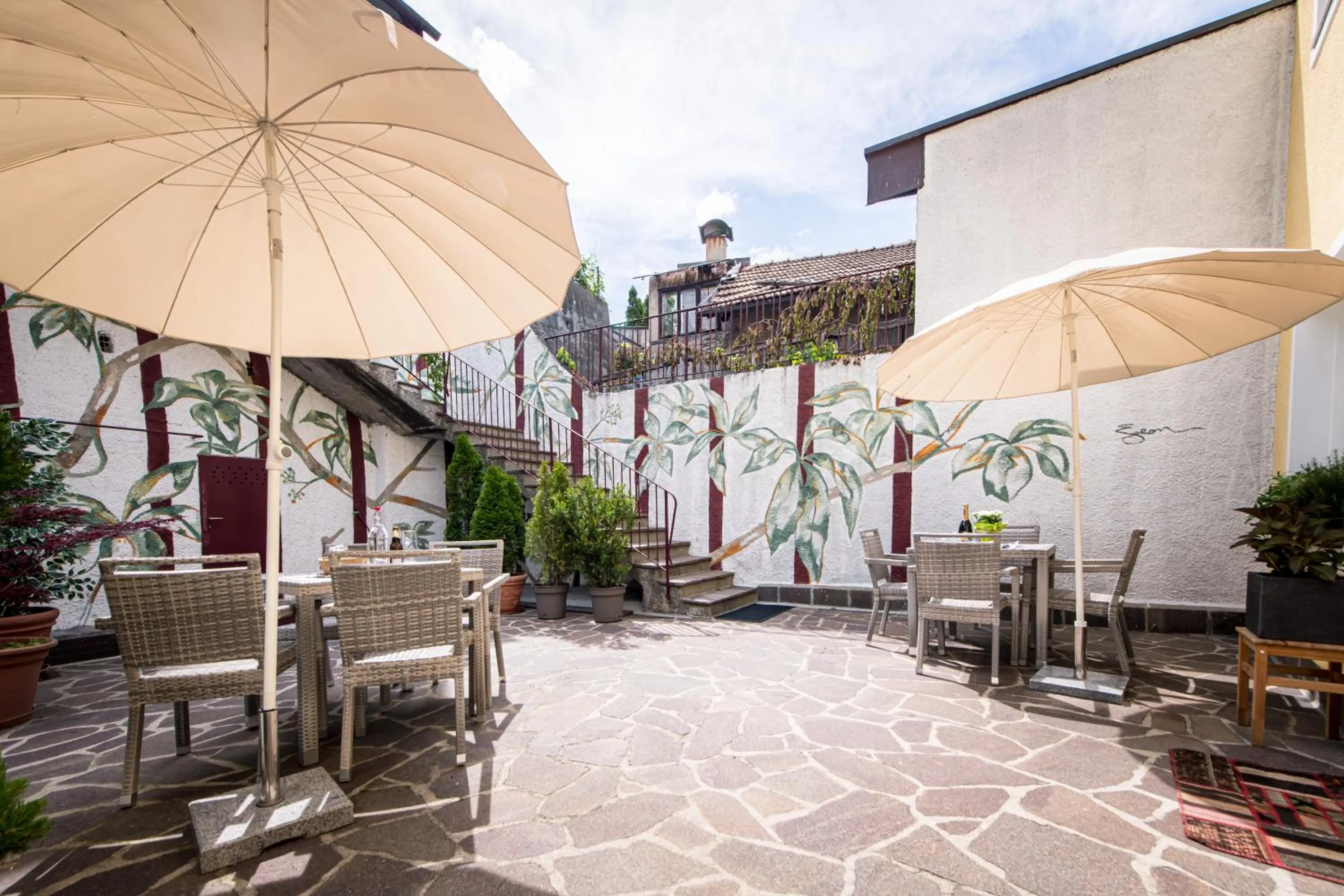 Balcony/Terrace in Am Schloss Guest House