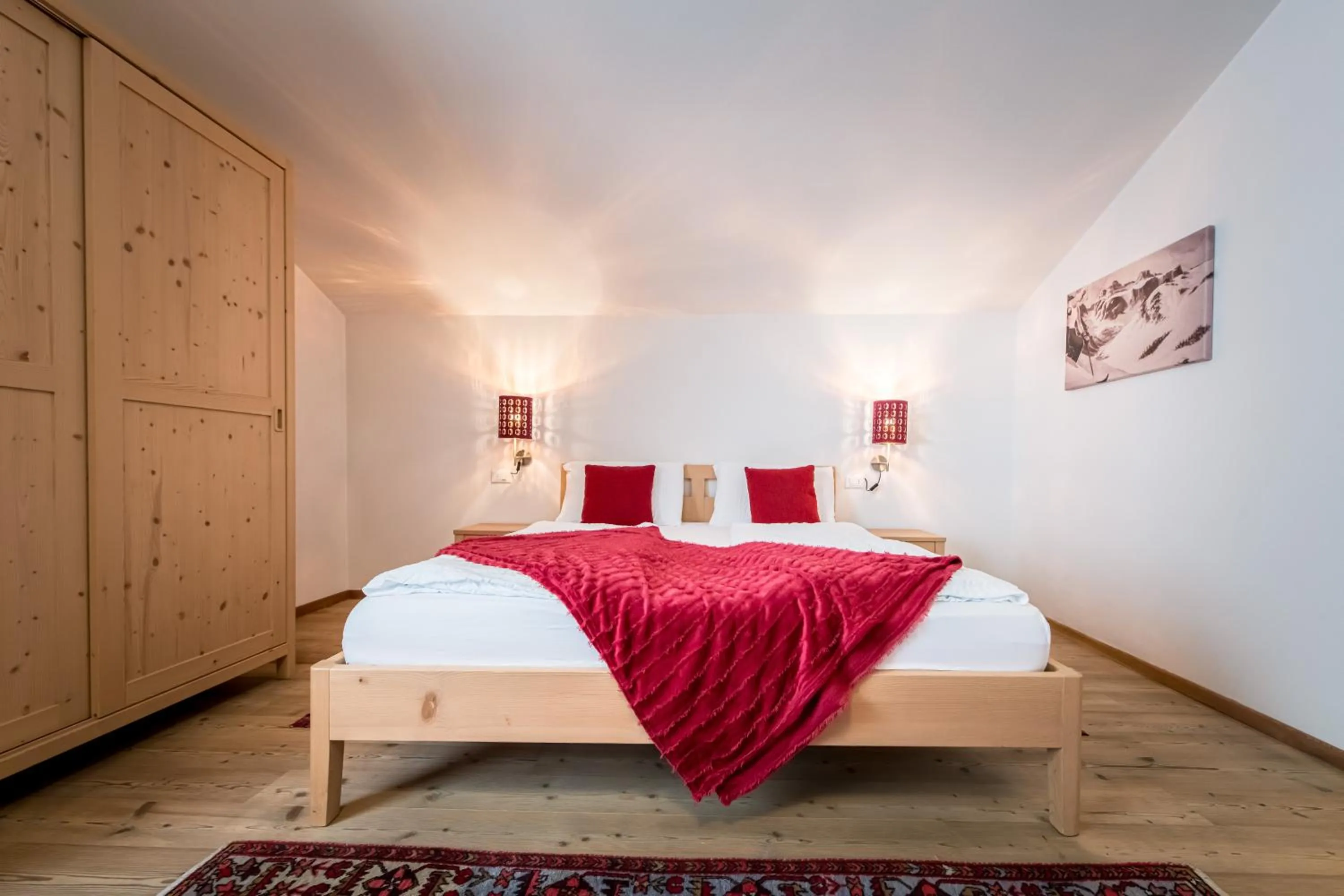 Bed in Am Schloss Guest House