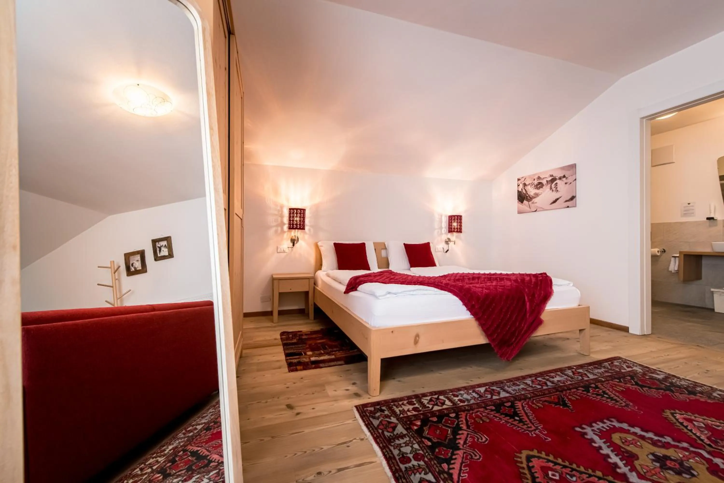 Bed in Am Schloss Guest House