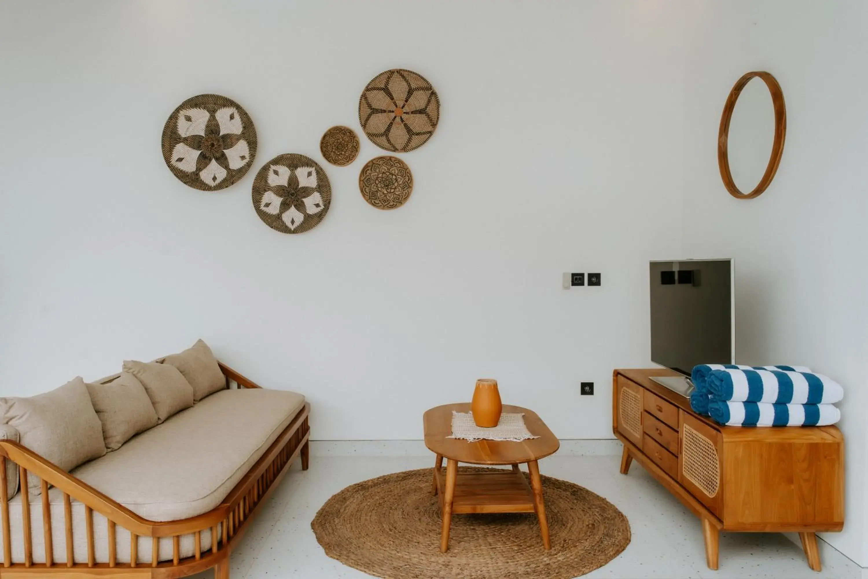Living room in The Pahala Villas Living room in The Pahala Villas