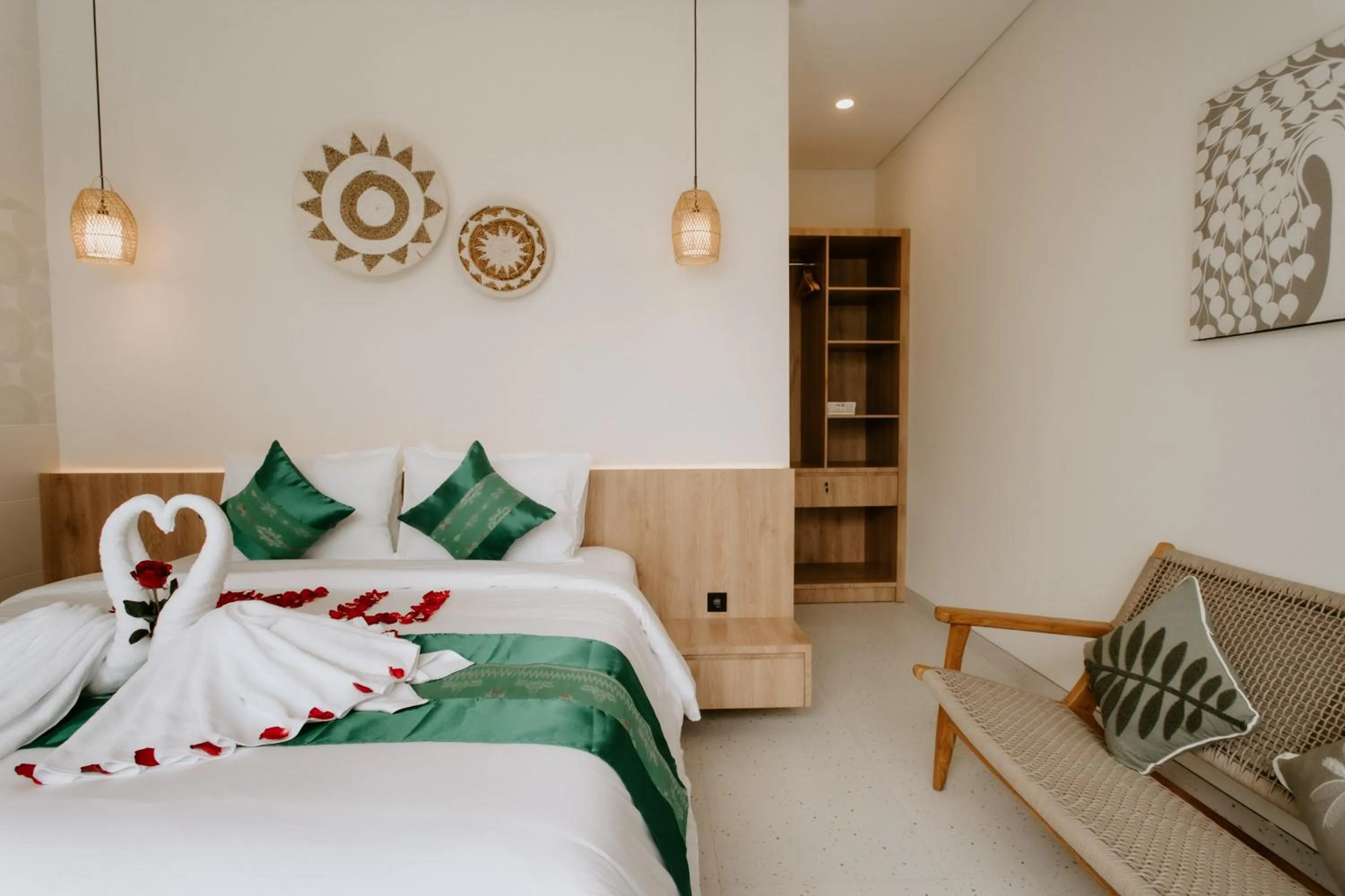 Bed in The Pahala Villas