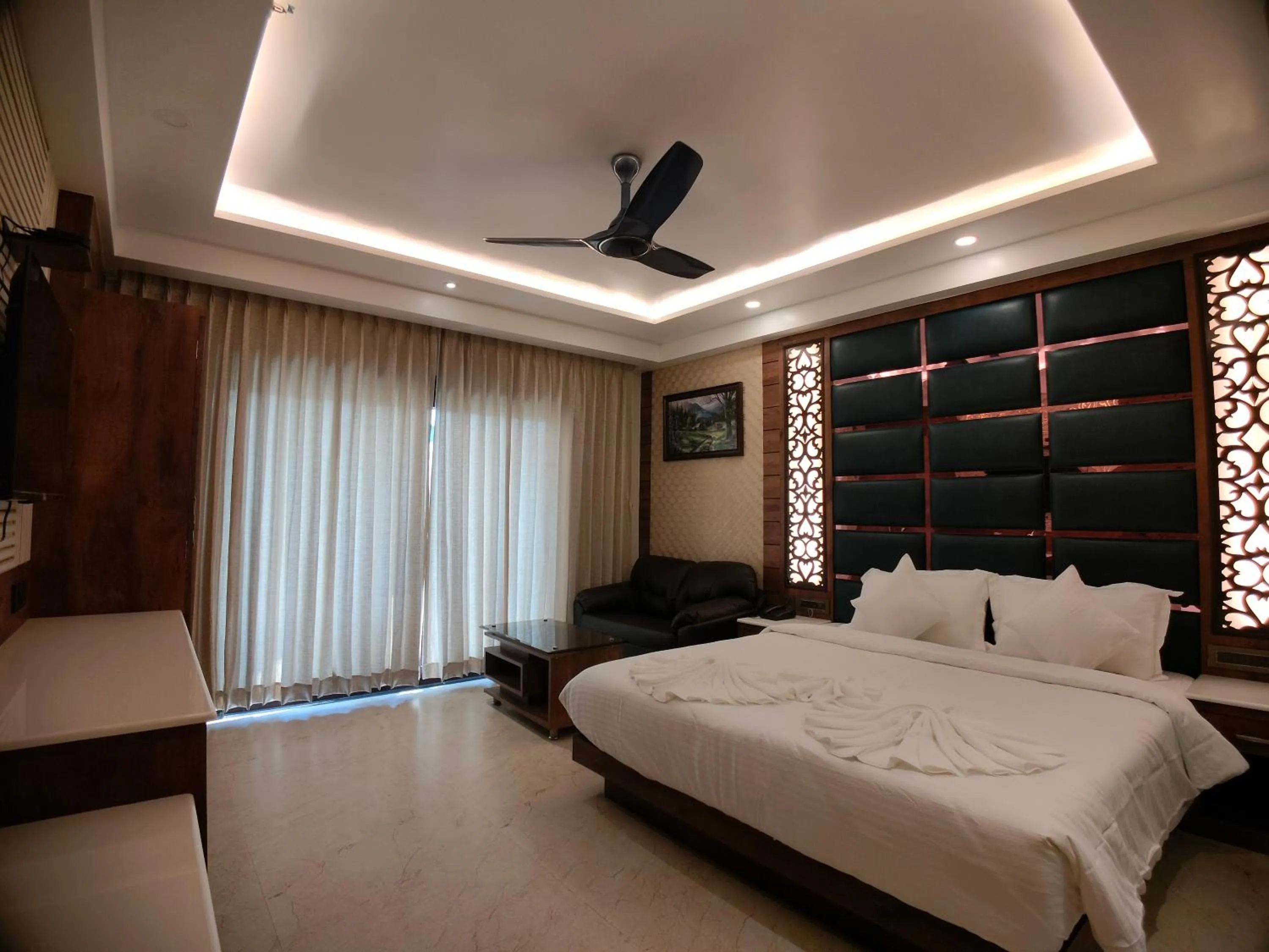 Bed in AGM GRAND HOTEL & Spa