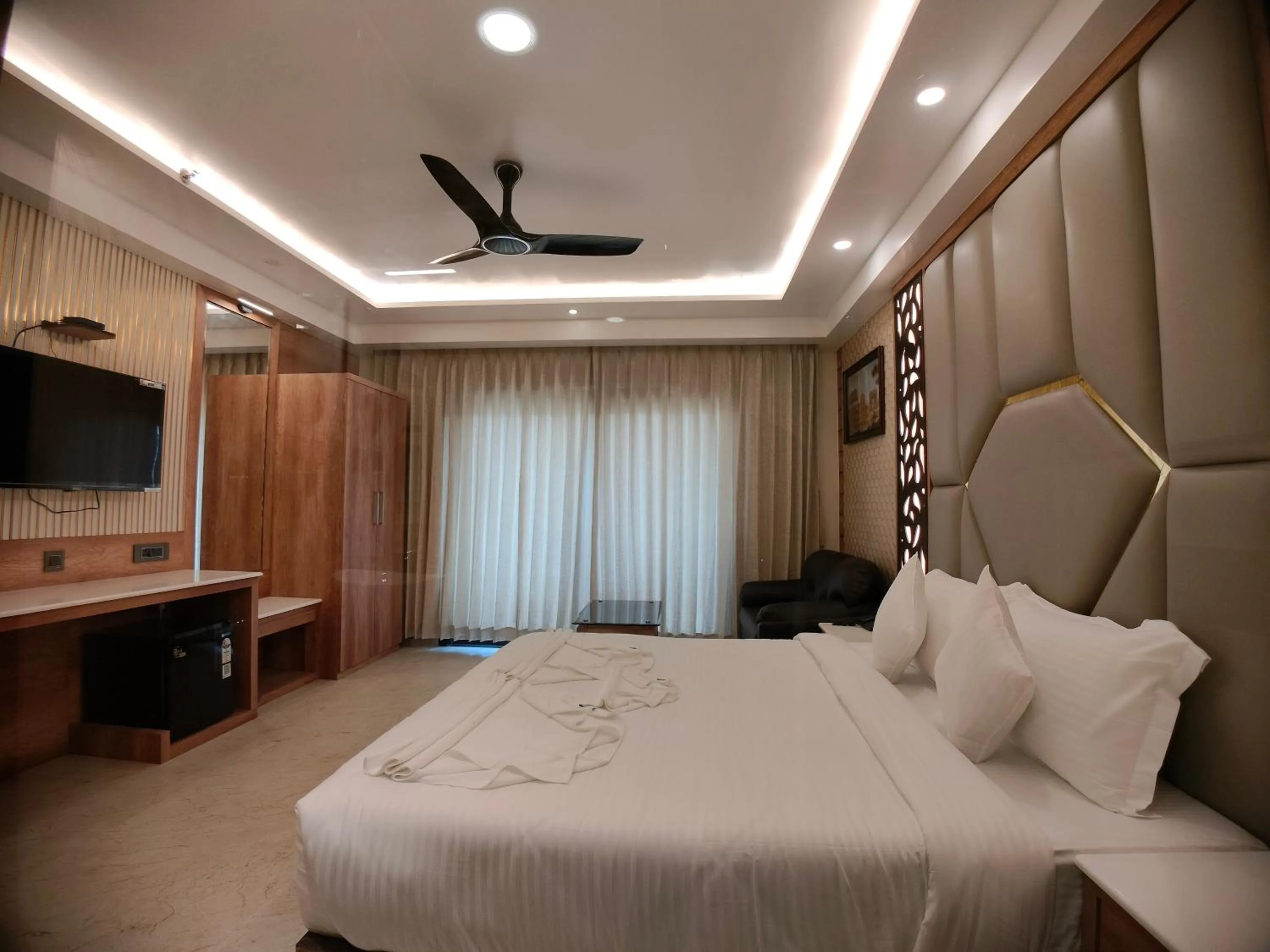 Bed in AGM GRAND HOTEL & Spa