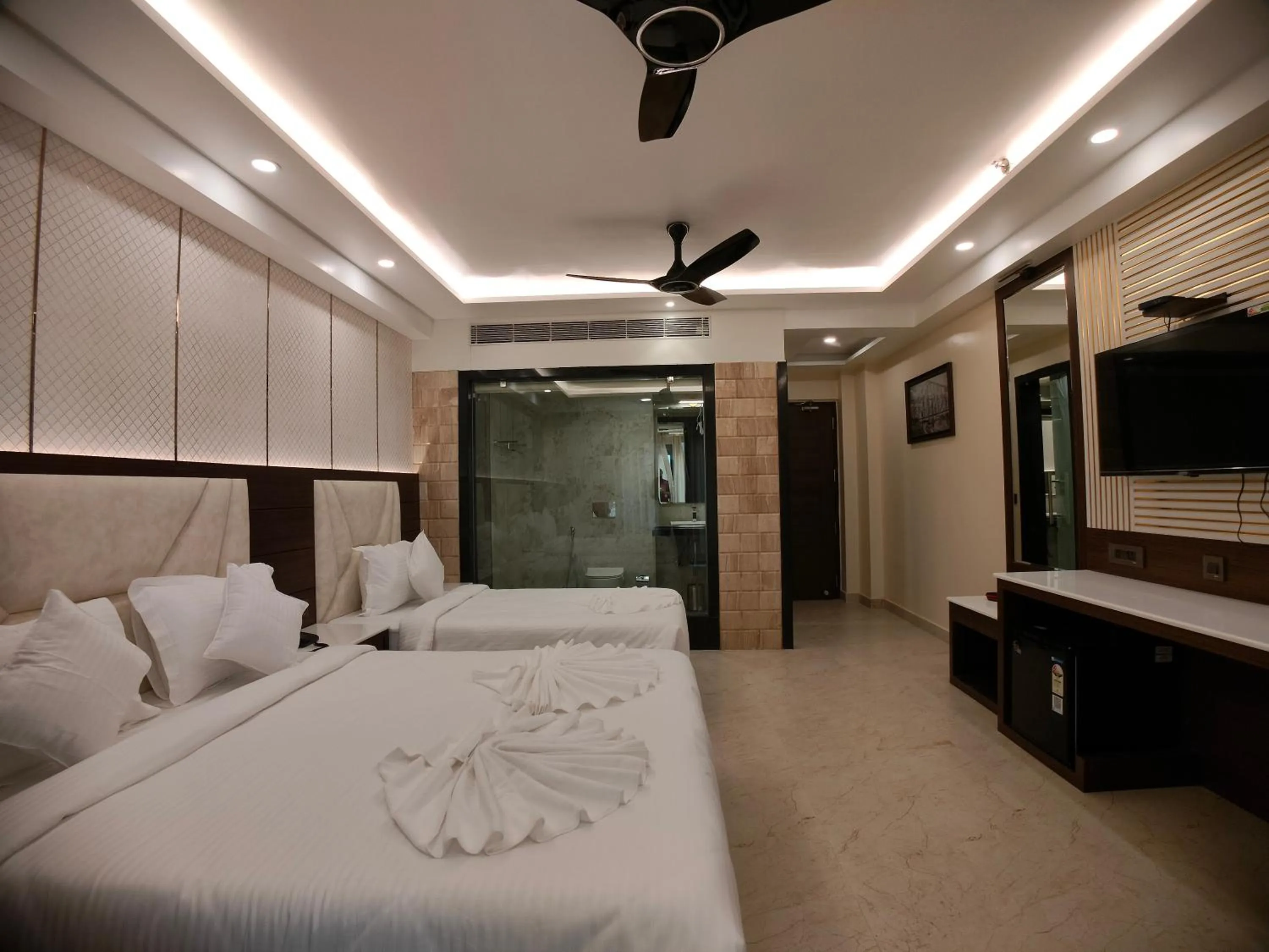 Bed in AGM GRAND HOTEL & Spa