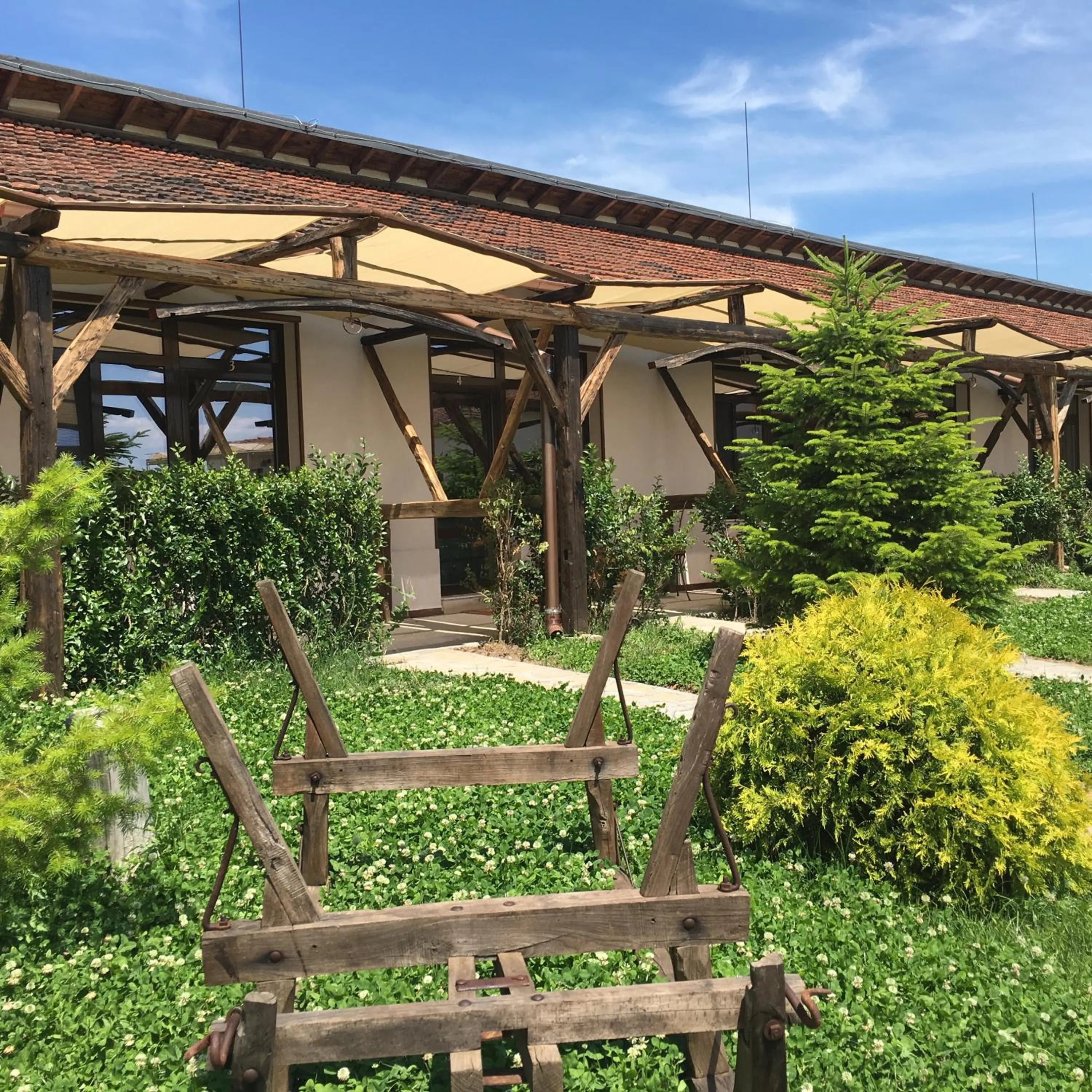 Balcony/Terrace in Seven Generations Winery Hotel