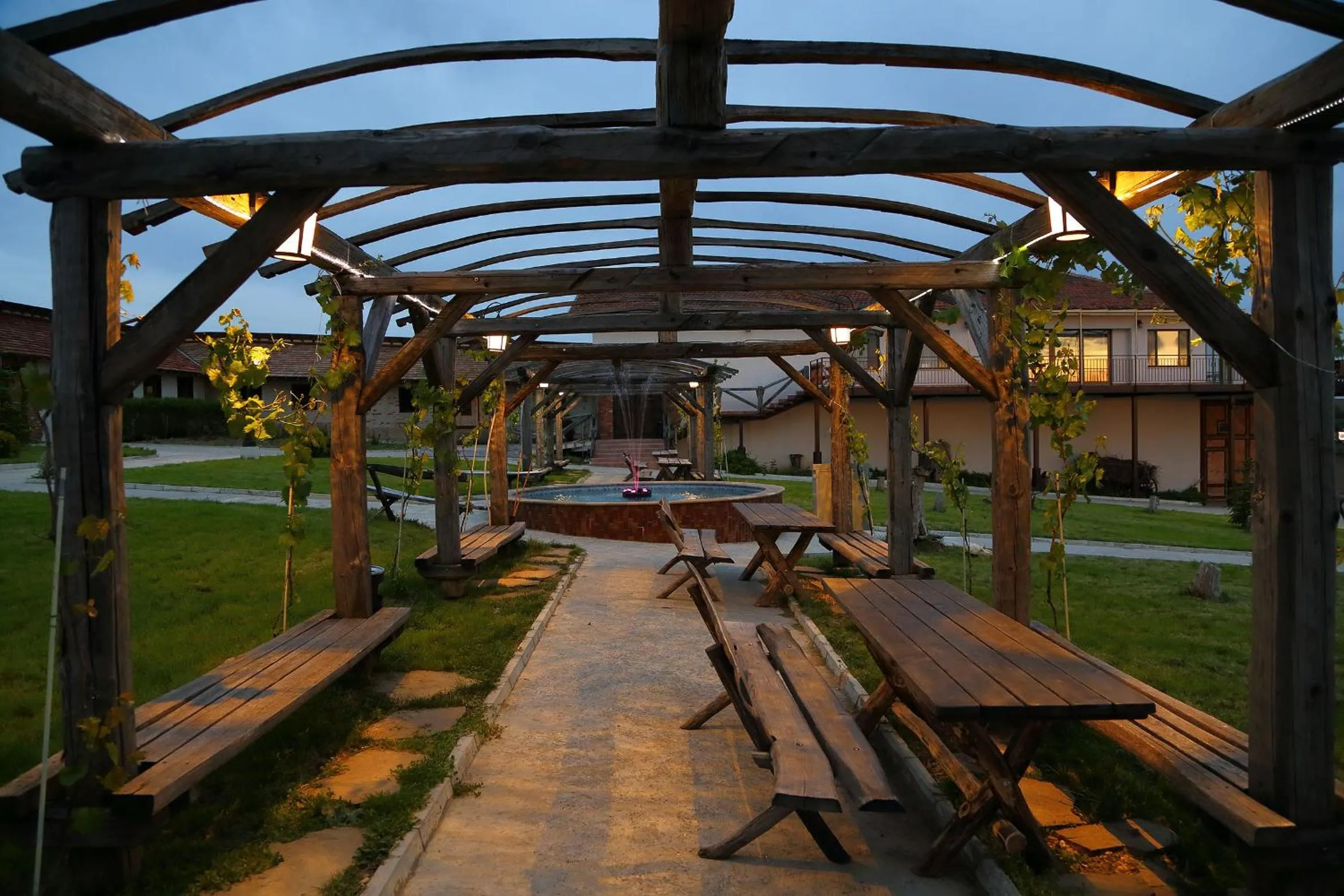 Garden in Seven Generations Winery Hotel