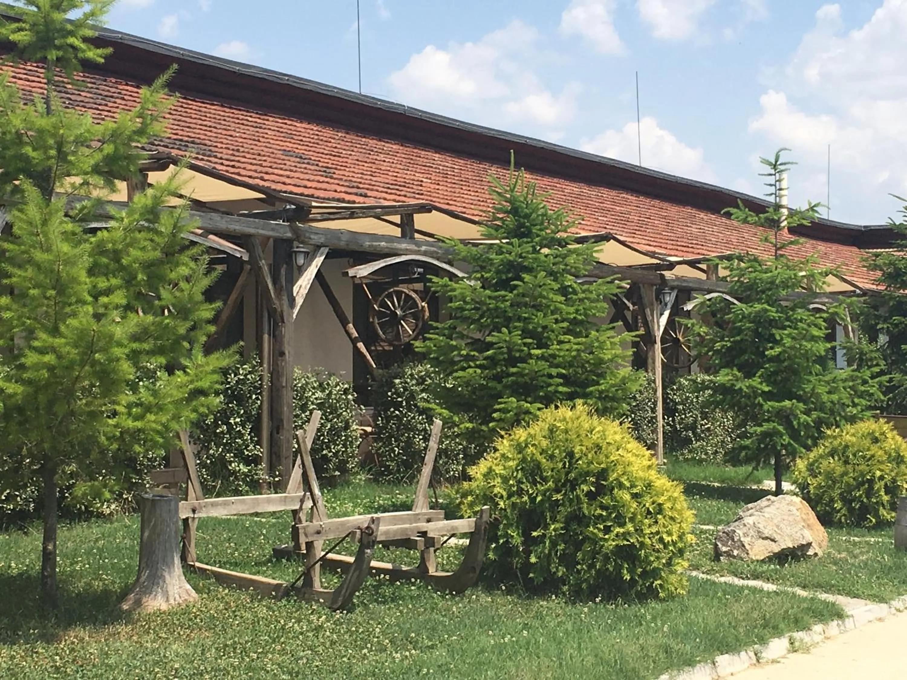 Garden in Seven Generations Winery Hotel