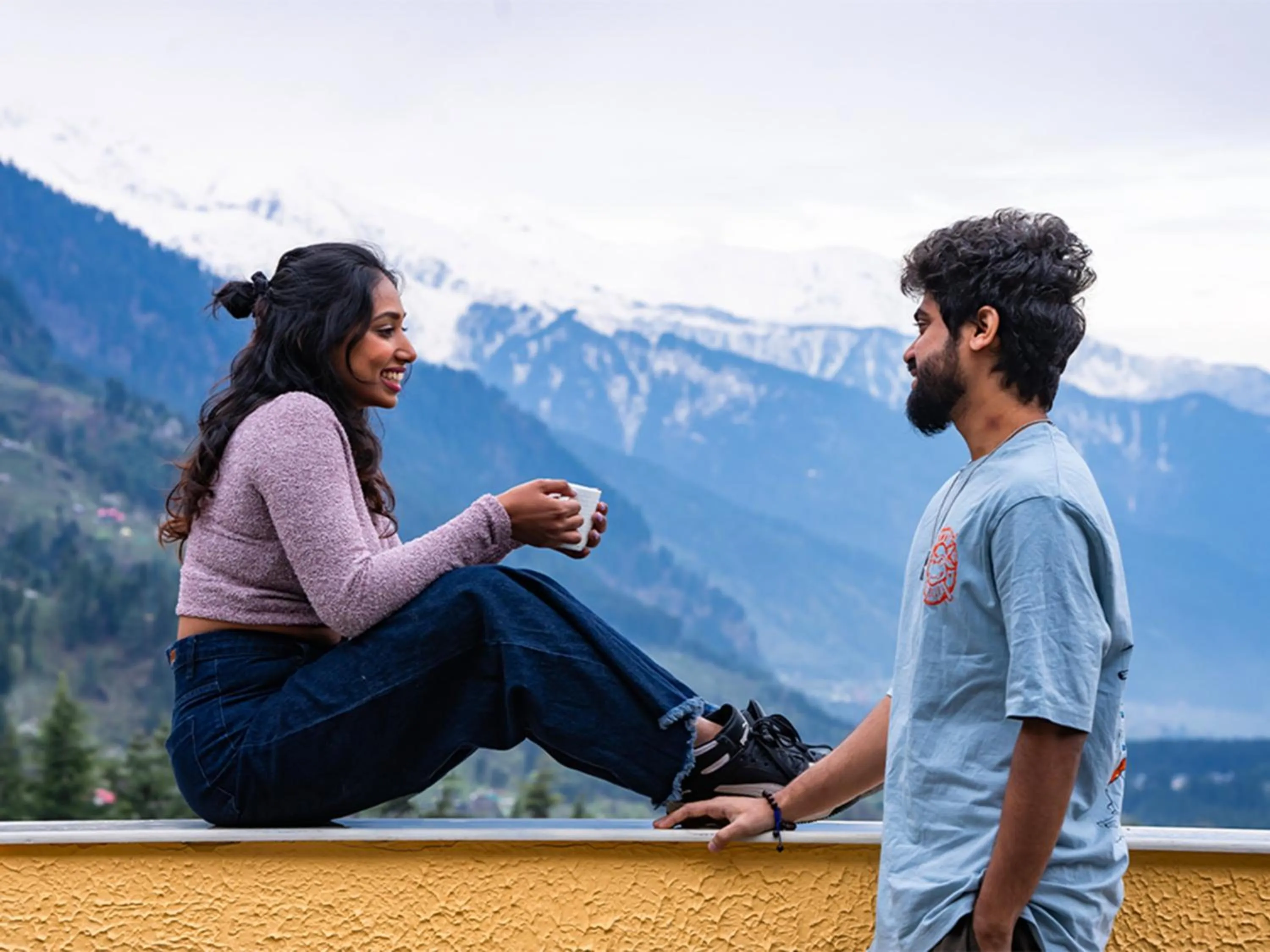 Balcony/Terrace in Moustache Manali