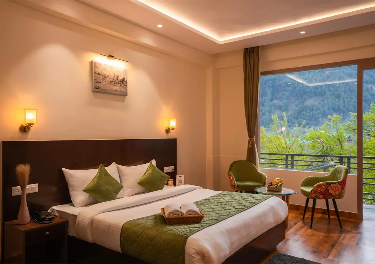 Bed in Moustache Manali