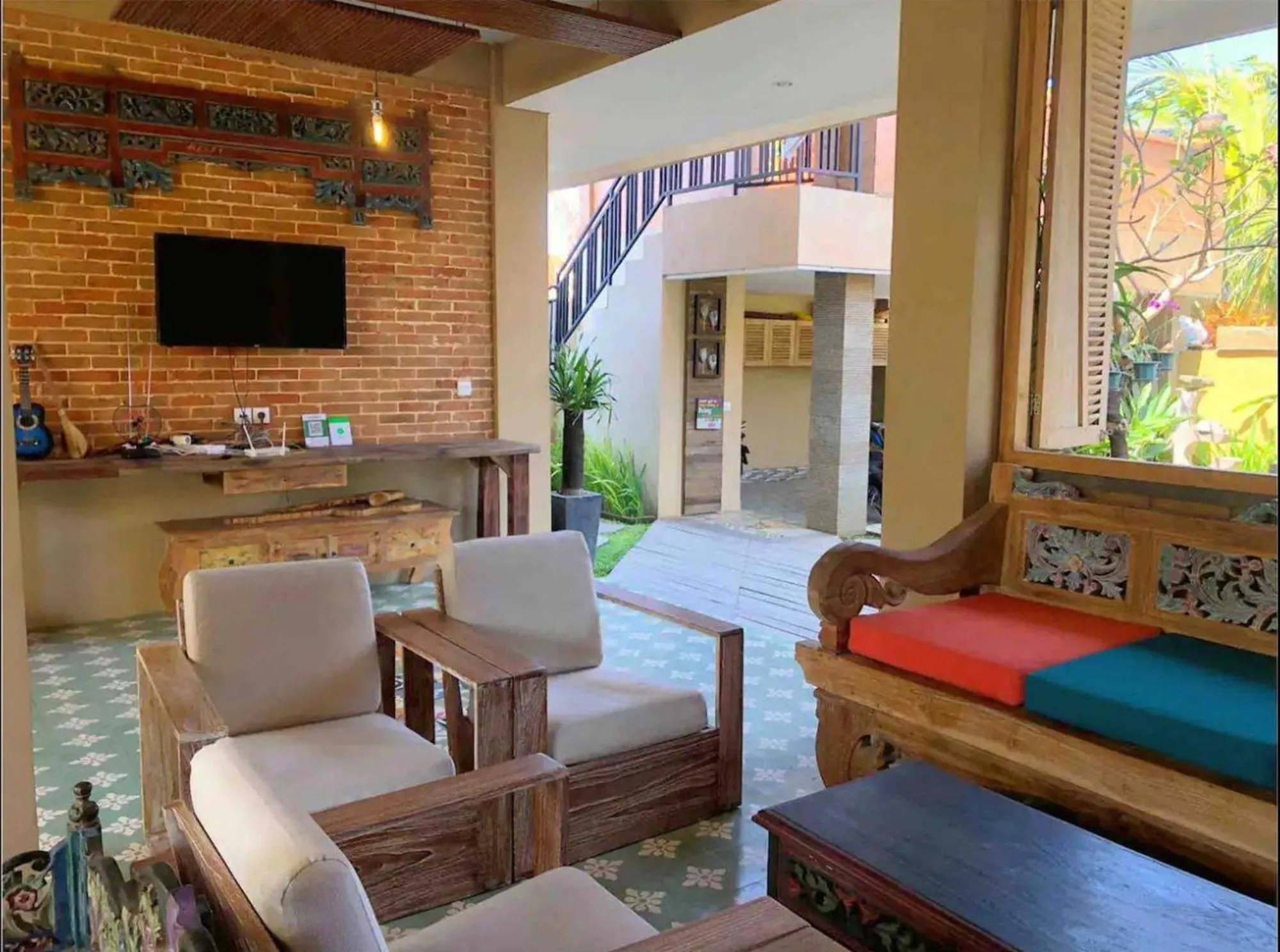 Lobby or reception in Bukawa Lodge Jimbaran