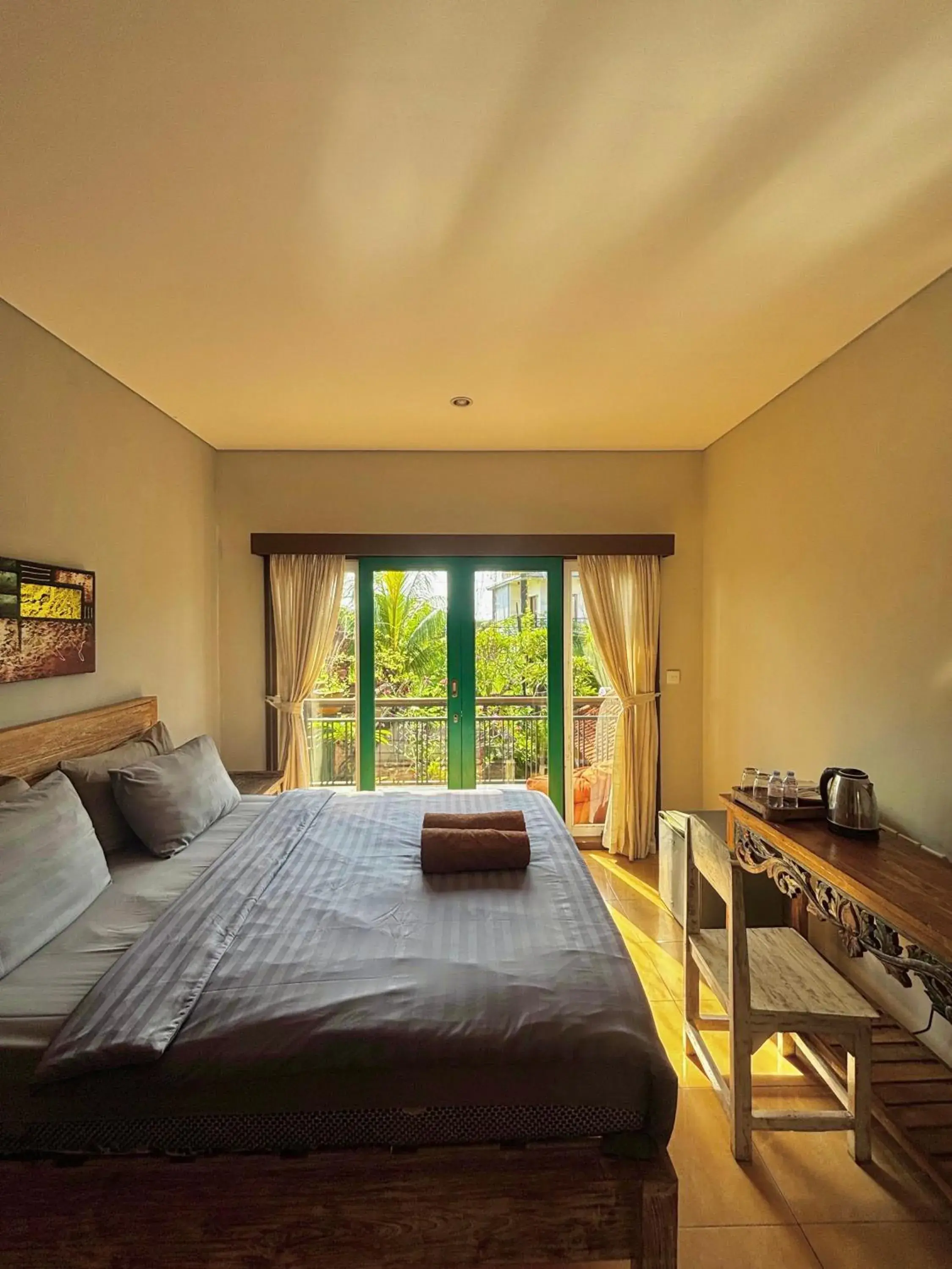 Bed in Bukawa Lodge Jimbaran Bed in Bukawa Lodge Jimbaran