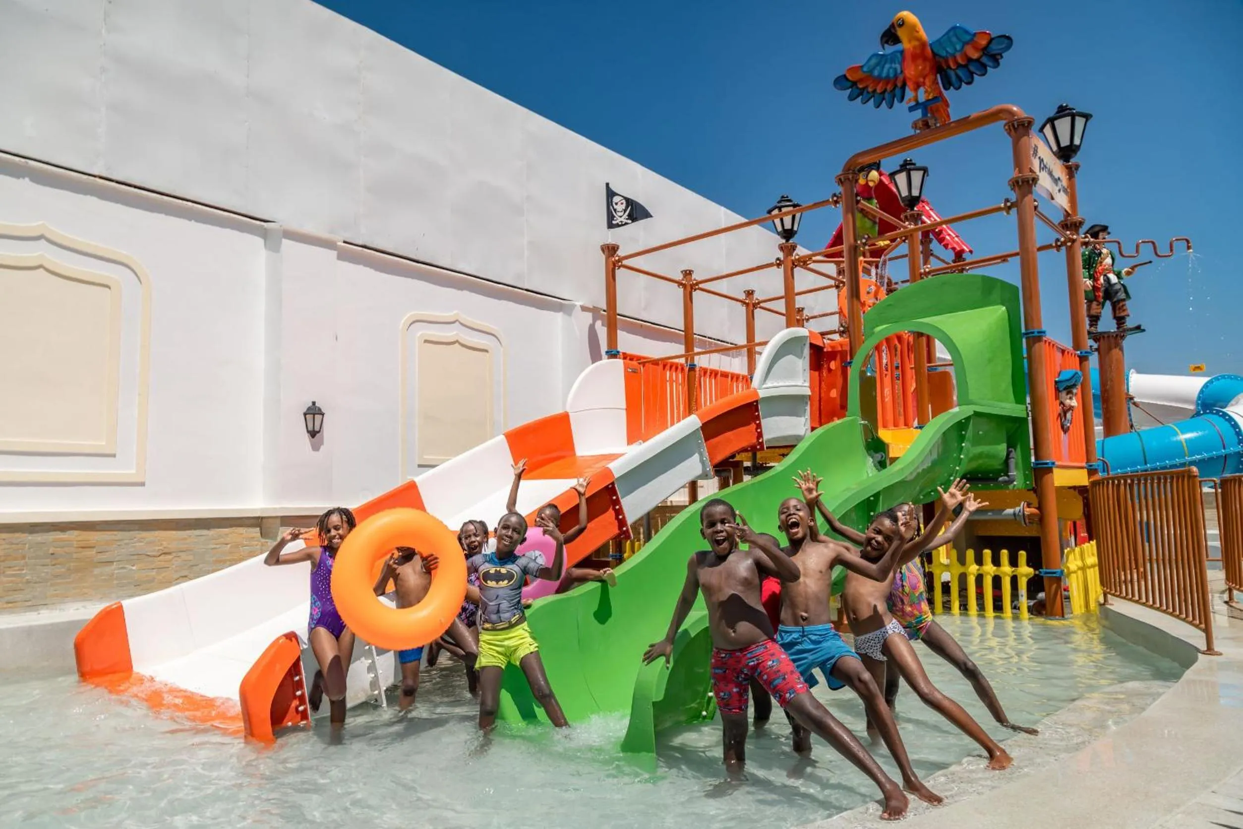 Aqua park in PrideInn Hotel Diani