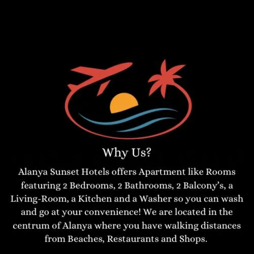 Text overlay in Alanya Sunset Hotels