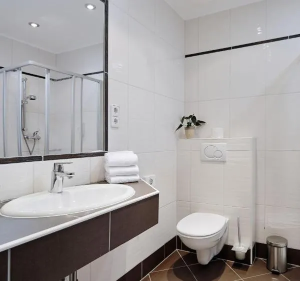 Bathroom in Hotel Bergglück