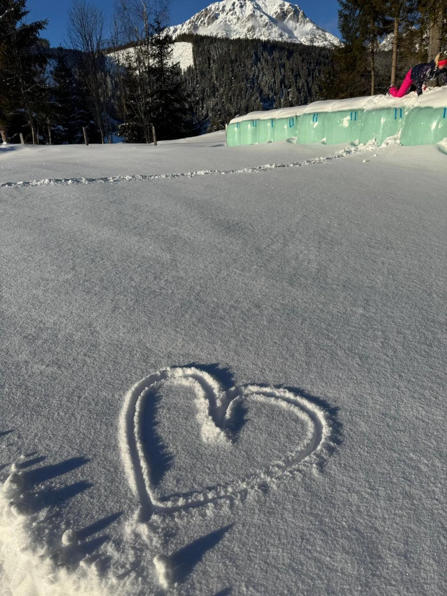 Skiing in Hotel Bergglück