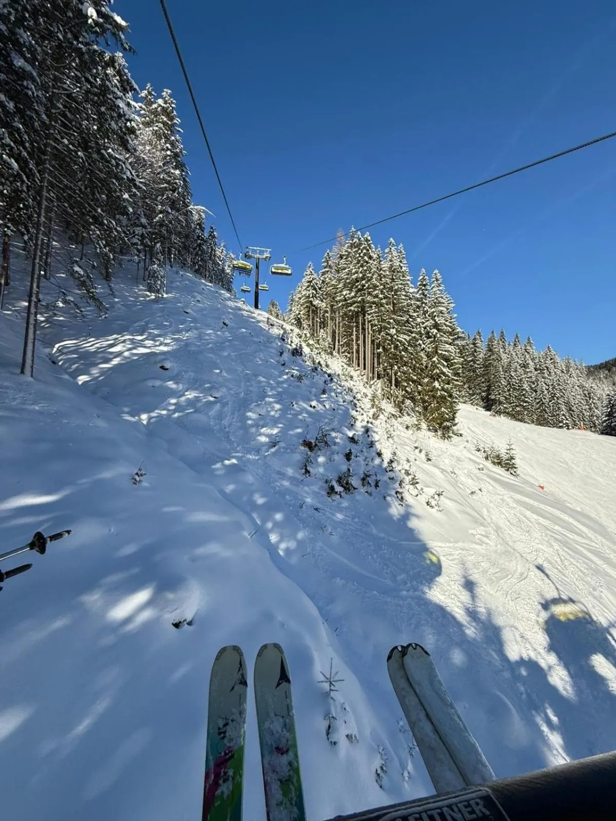 Skiing in Hotel Bergglück