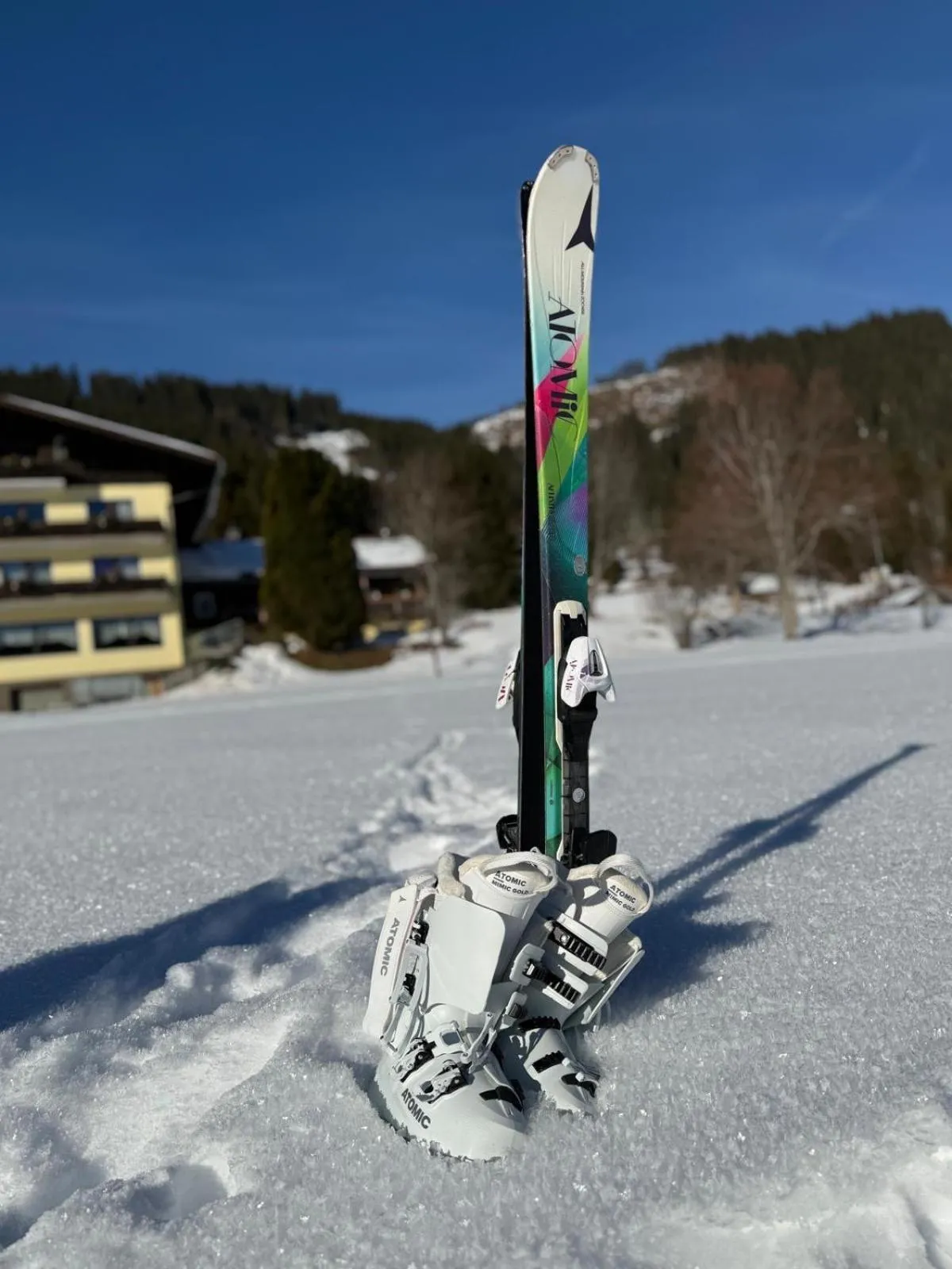 Skiing in Hotel Bergglück