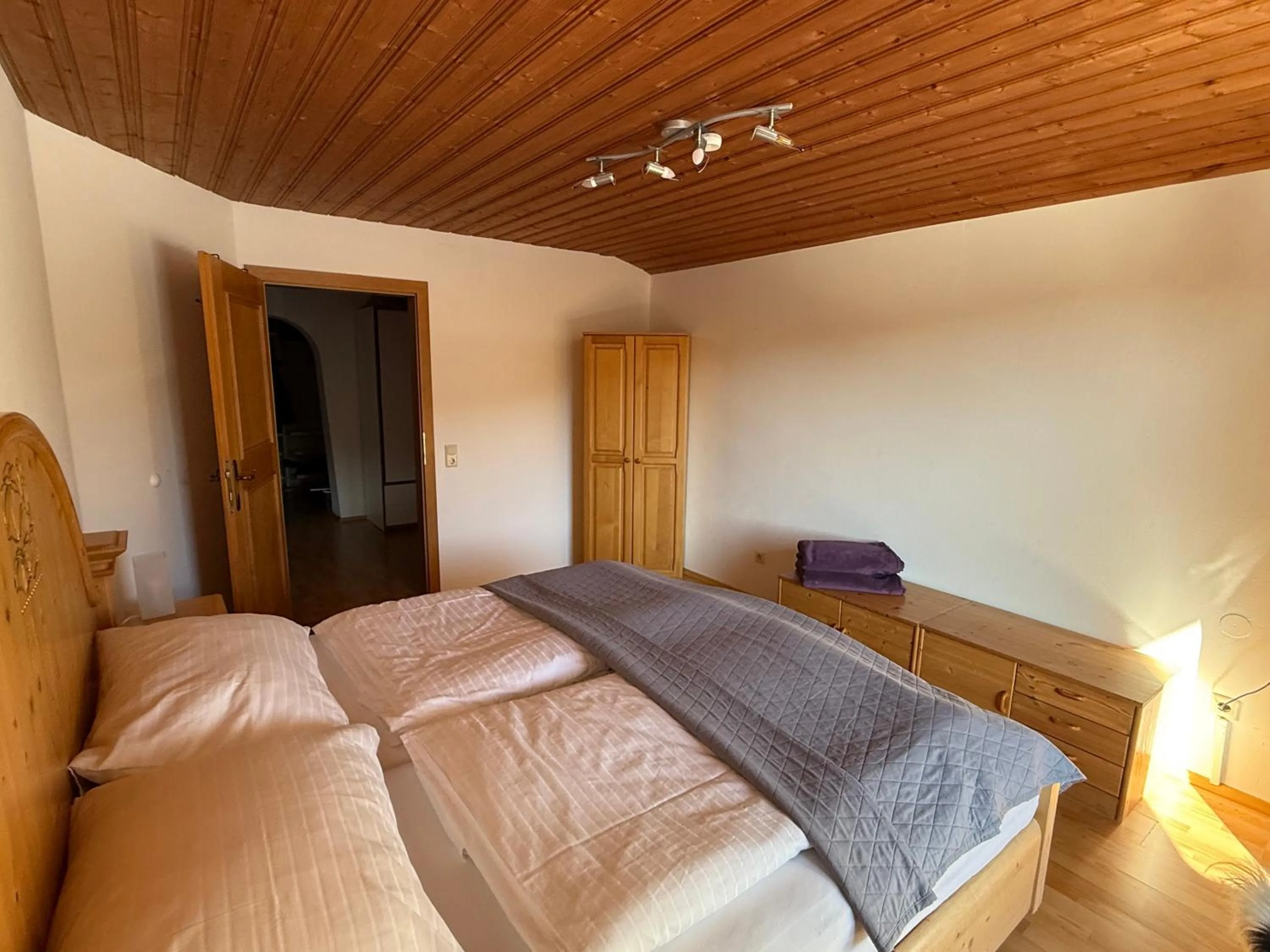 Bed in Hotel Bergglück