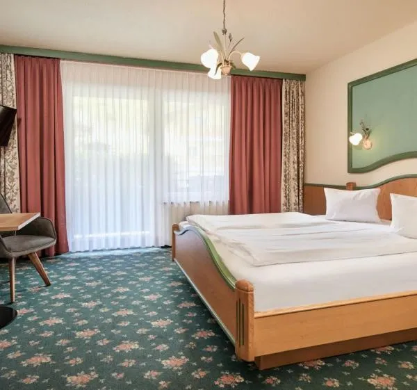 Bed in Hotel Bergglück